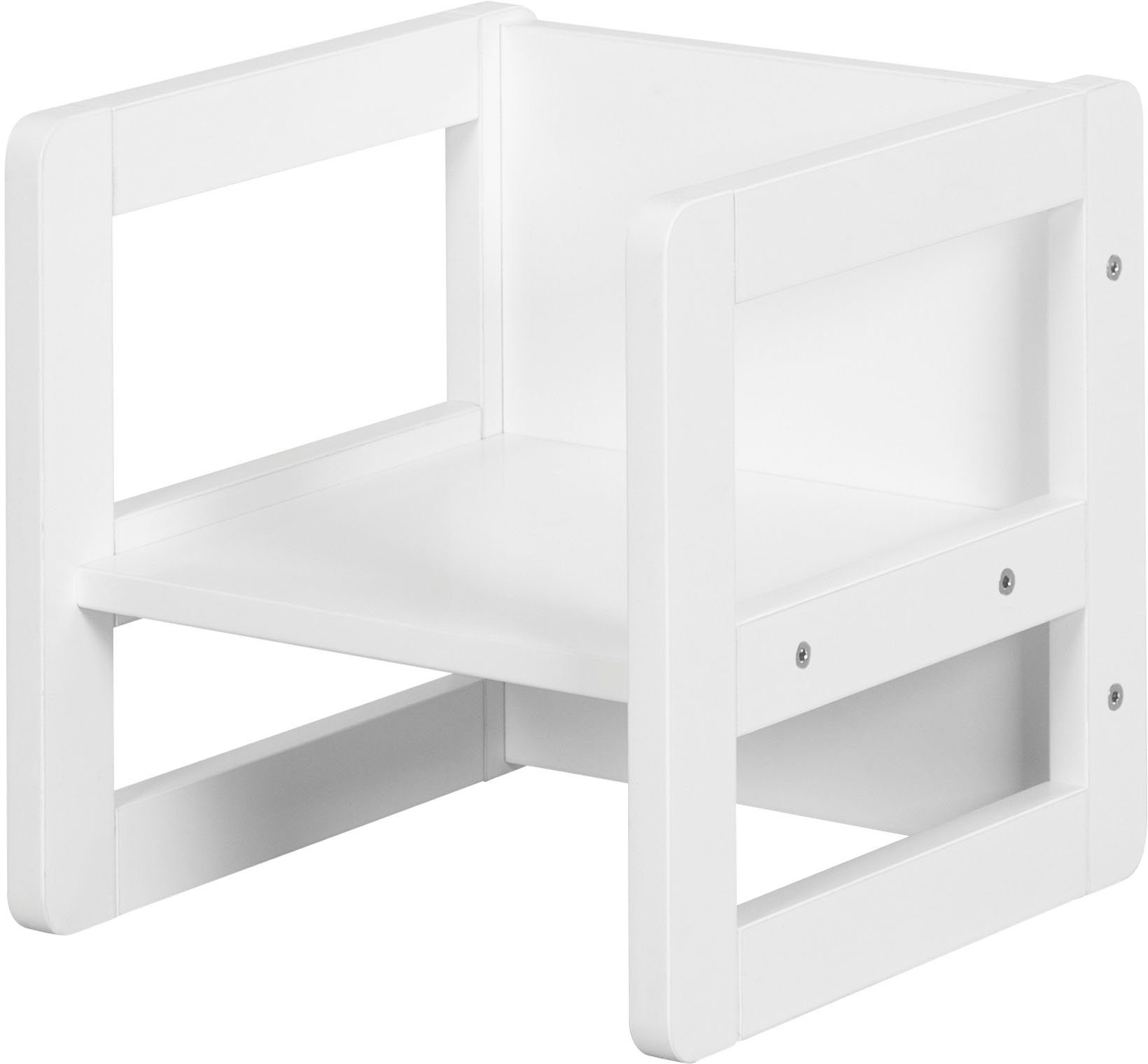 roba® Kindersitzgruppe 3in1, weiß, als Wendehocker mit 3 verschiedenen Höhe günstig online kaufen