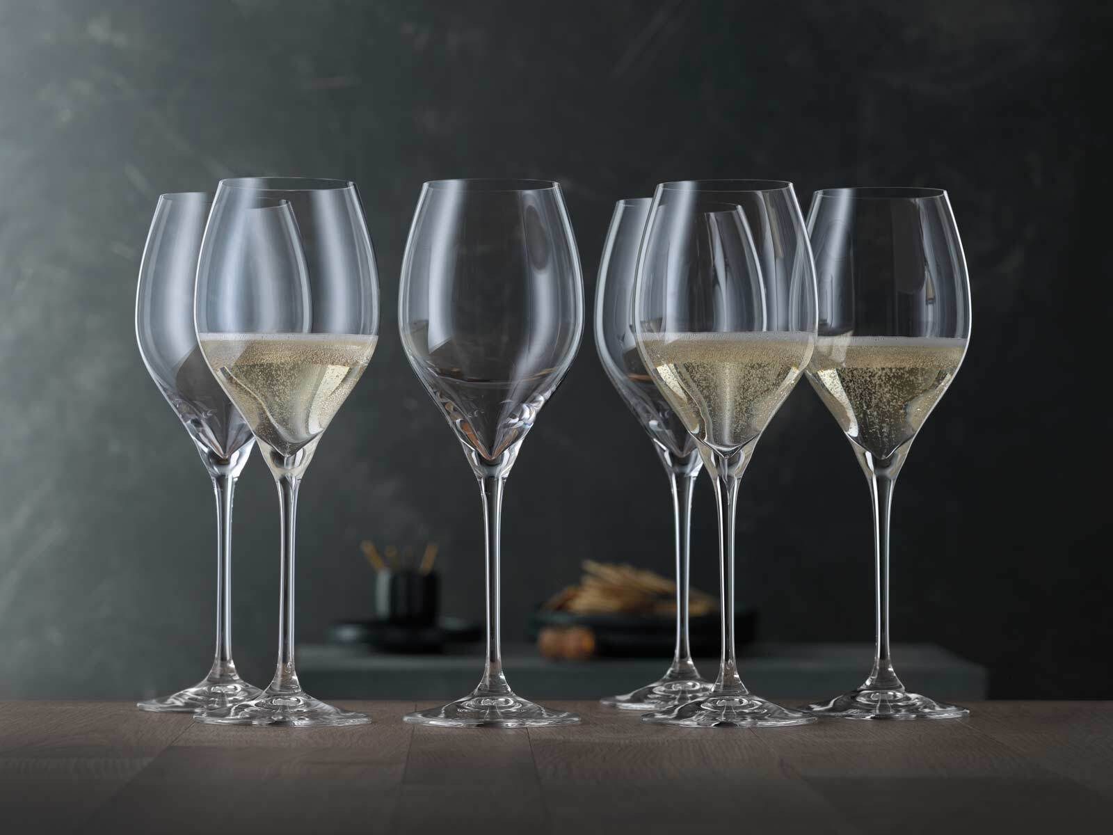 SPIEGELAU Champagnerglas Sparkling Party Champagnergläser 450 ml 6er Set, 6-tlg., Glas