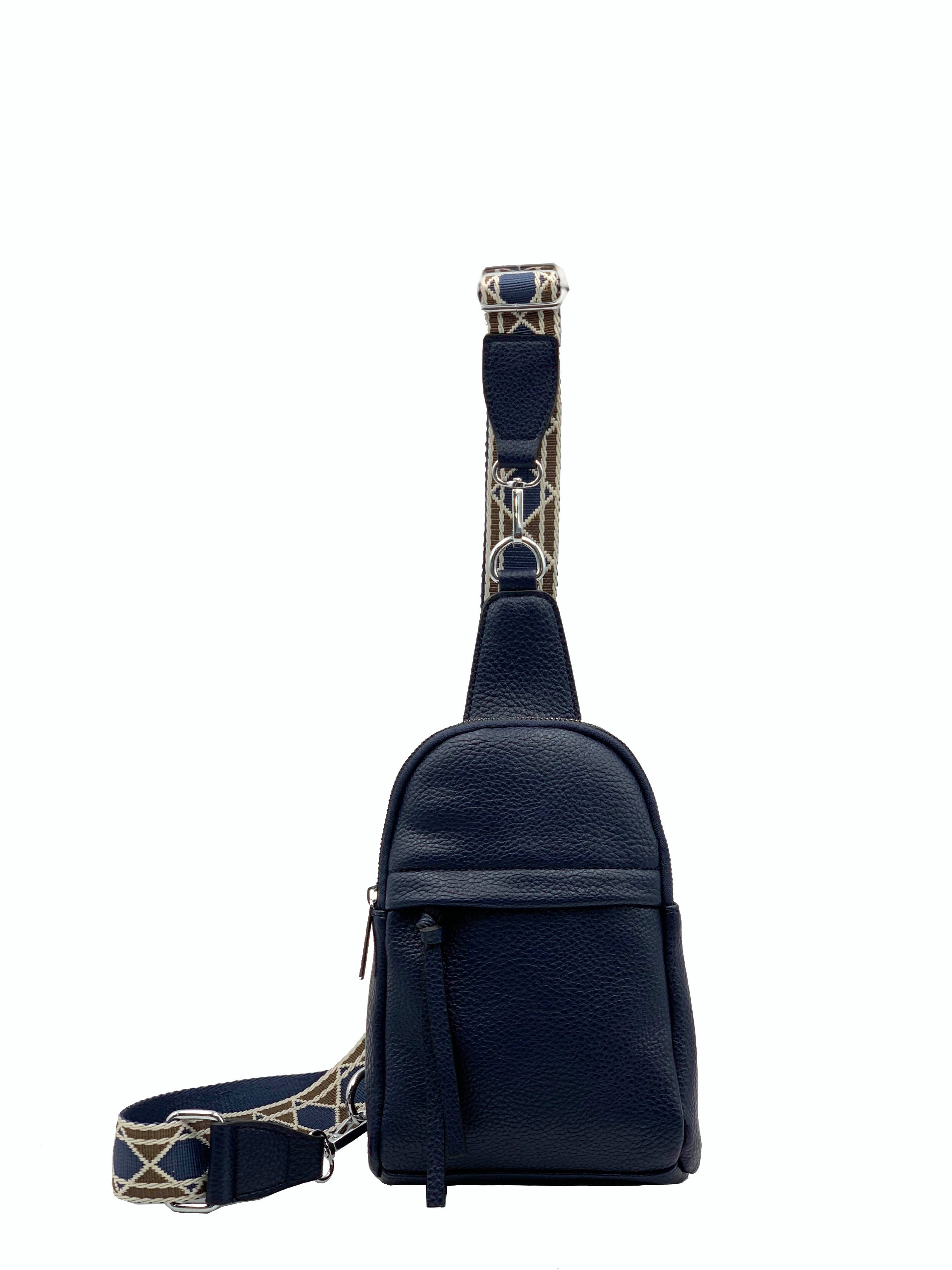 MIRROSI Umhängetasche Sling Bag,Brusttasche, Crossbody 15x22x5cm (für Ausflüge, Reisen, Wanderungen, und Partys), auch für die Verwendung als Rucksack oder Daypack geeignet