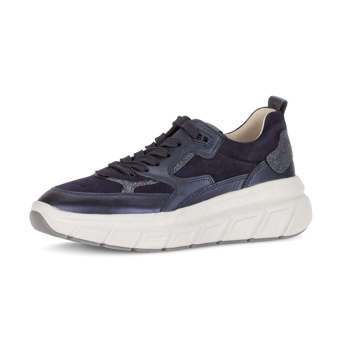 Sneaker low Materialmix Leder/Lederimitat Sneaker