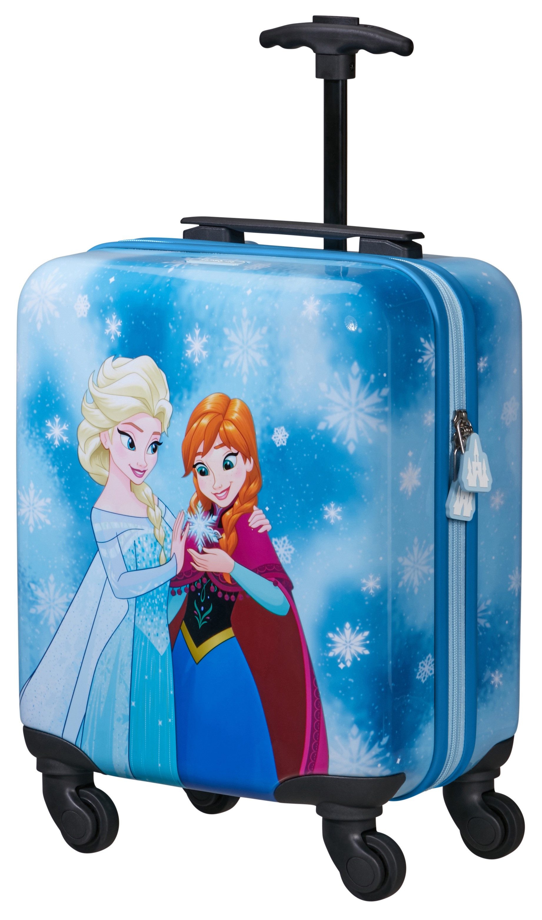 Samsonite Kinderkoffer DAYDREAM DISNEY, Frozen Magic, 4 Rollen, mit arretierbarem und versenkbarem Druckknopf-Trolleysystem