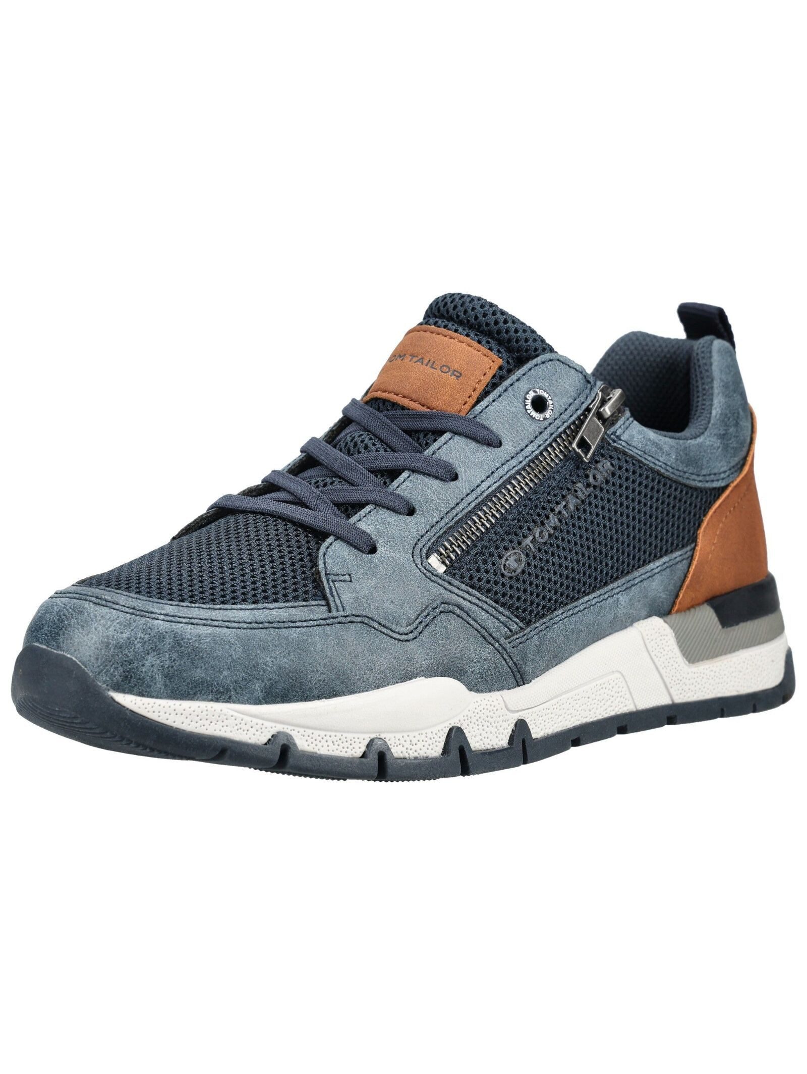 TOM TAILOR Sneaker Lederimitat/Textil . Sneaker (1-tlg)