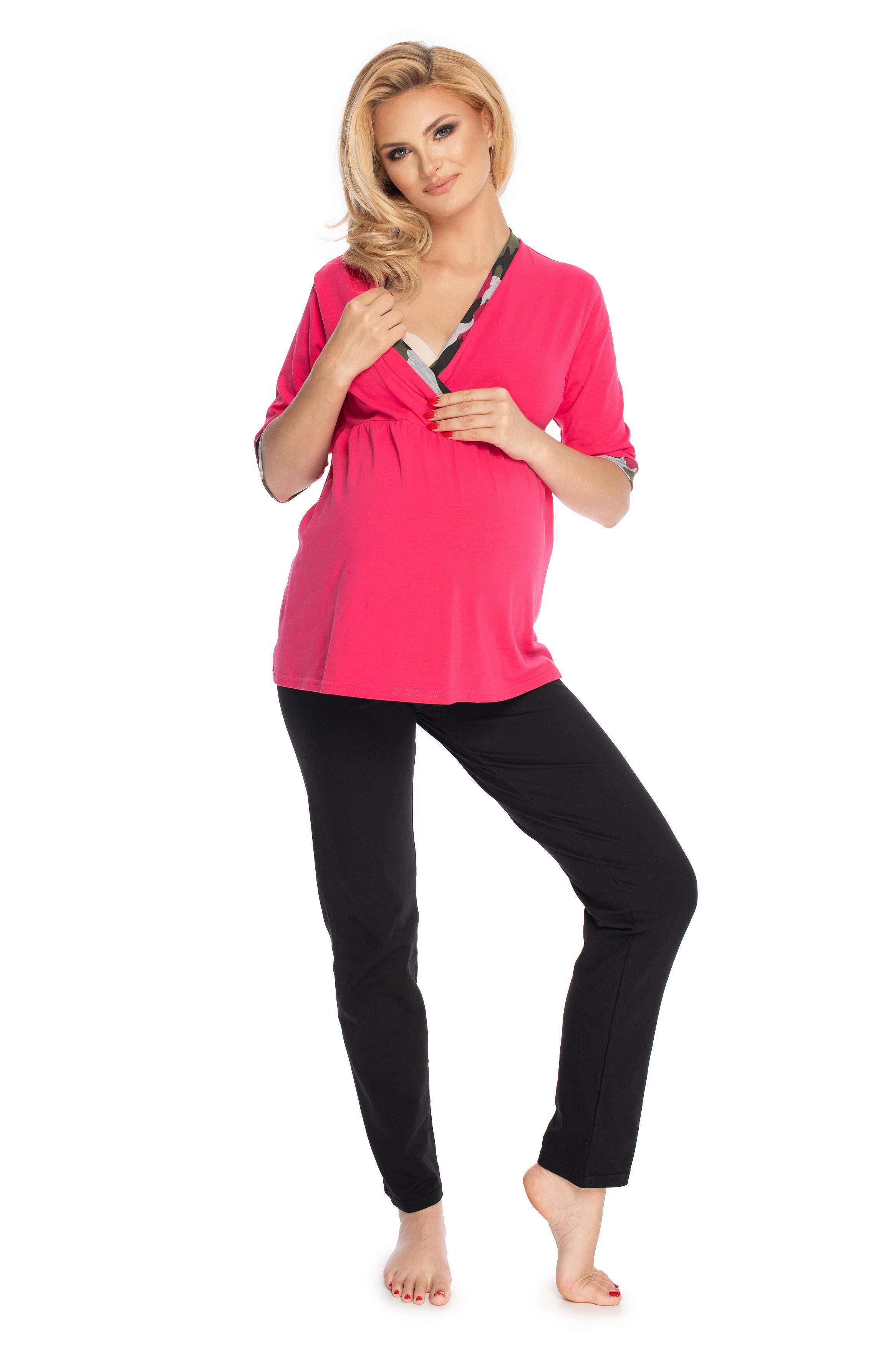 PeeKaBoo Umstandspyjama Umstandsmode Stillmode Schlafanzug Pyjama