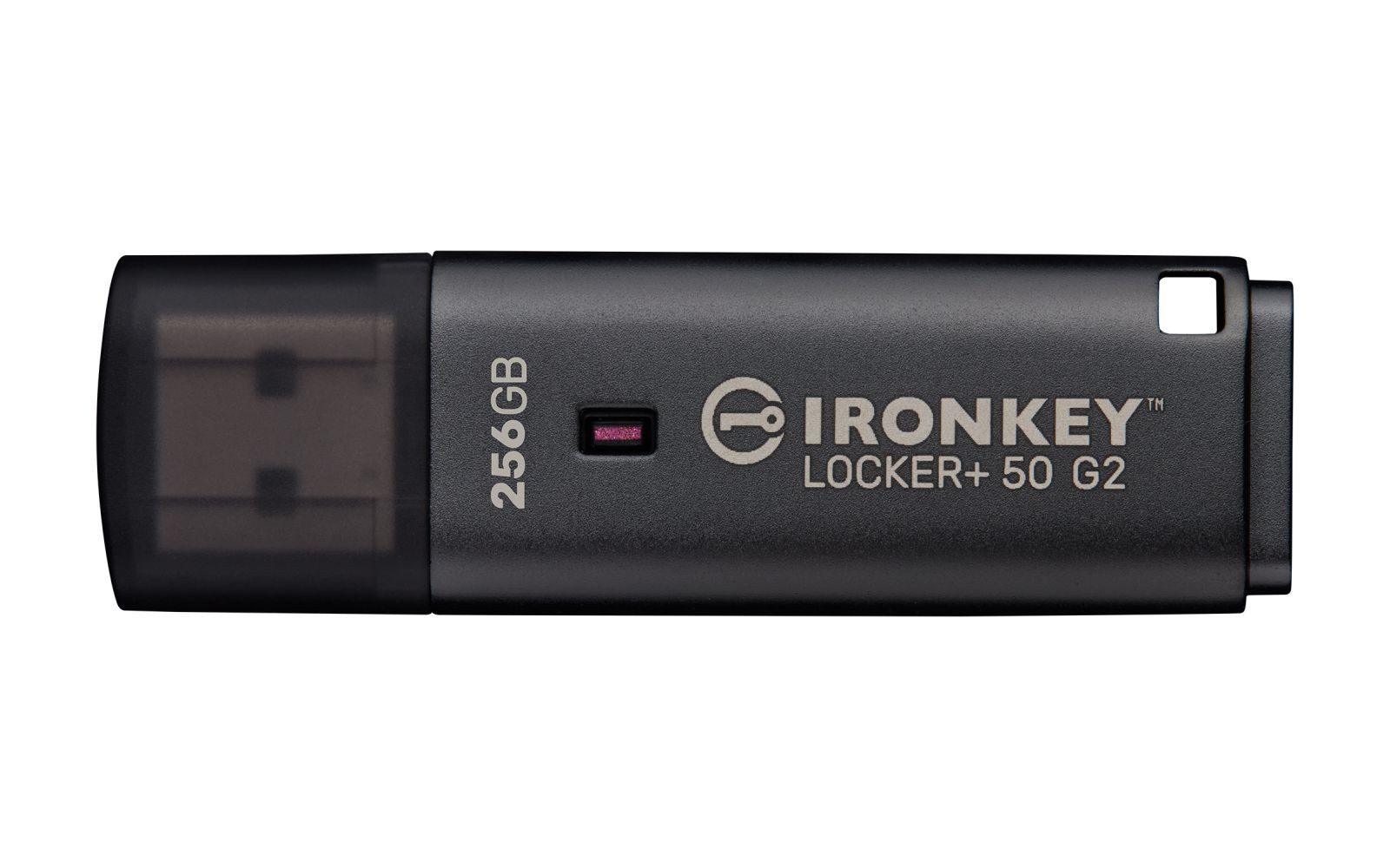 Kingston IronKey 256GB Locker Plus 50 G2, FIPS 197, AES-256, 256 GB, USB Typ... USB-Stick