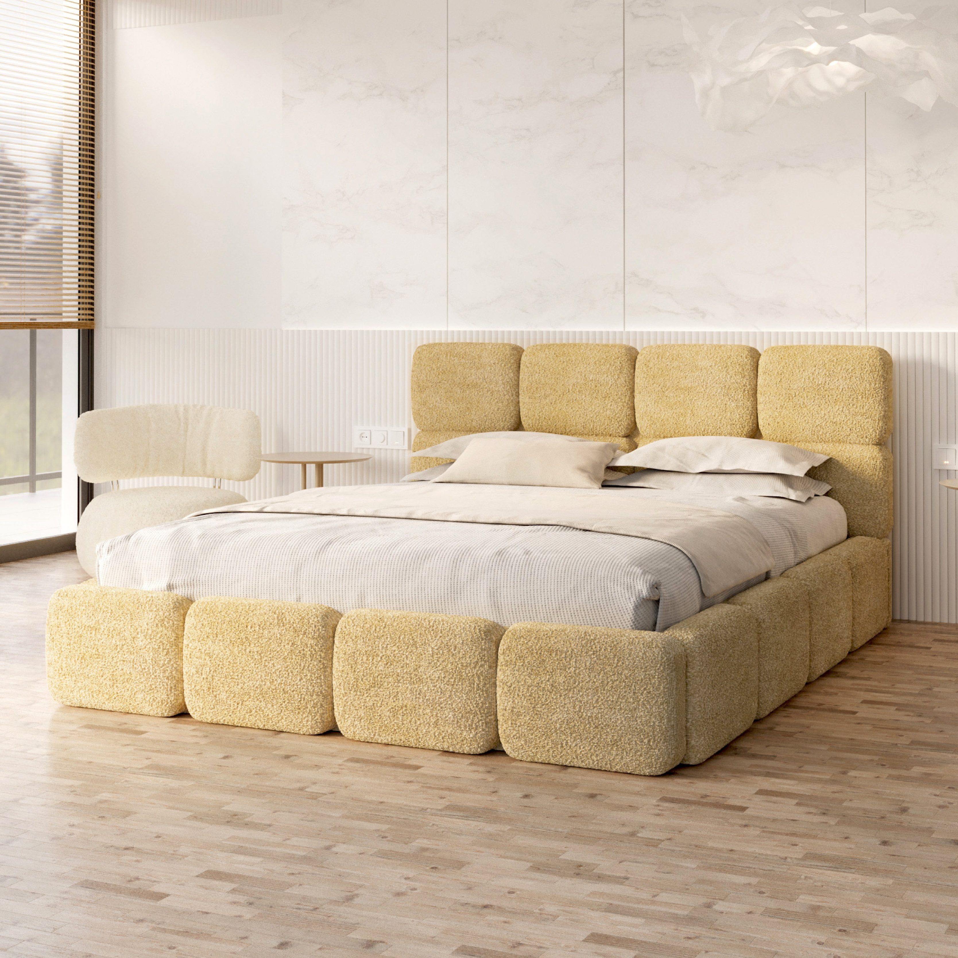 FDM Polsterbett CLOUDY Bettgestell Bett 140x200, 160x200, 180x200 cm Bestse günstig online kaufen