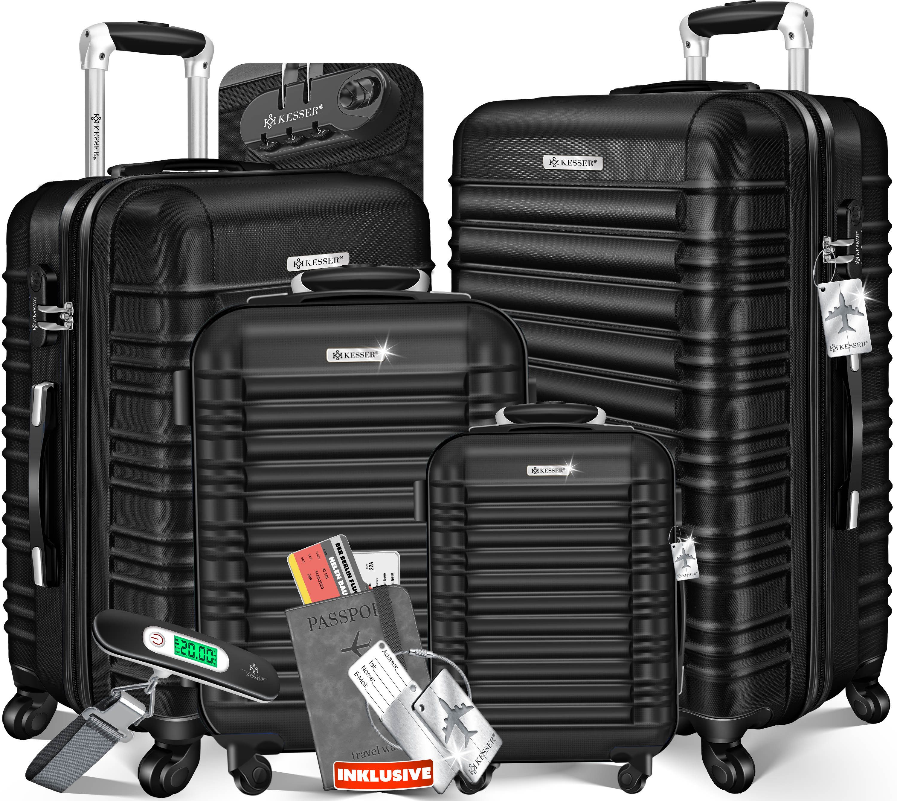KESSER Kofferset, 4 Rollen, (4 tlg), 4tlg. Hartschalenkofferset Hartschalen günstig online kaufen