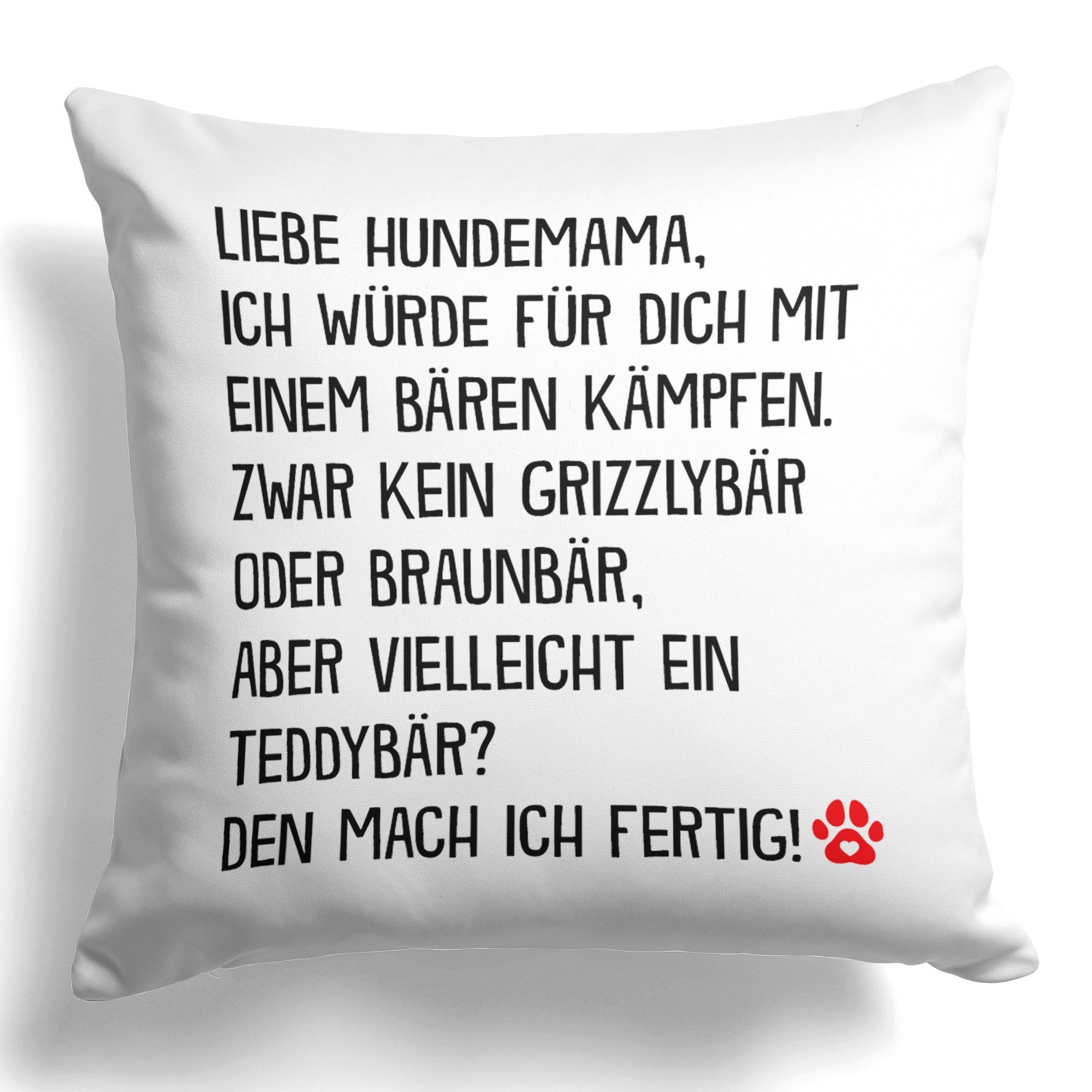 22Feels Dekokissen Hundemama Geschenk Frauchen Hund Deko Frauen Hundeliebe Couch Welpe, Deko mit Persönlichkeit