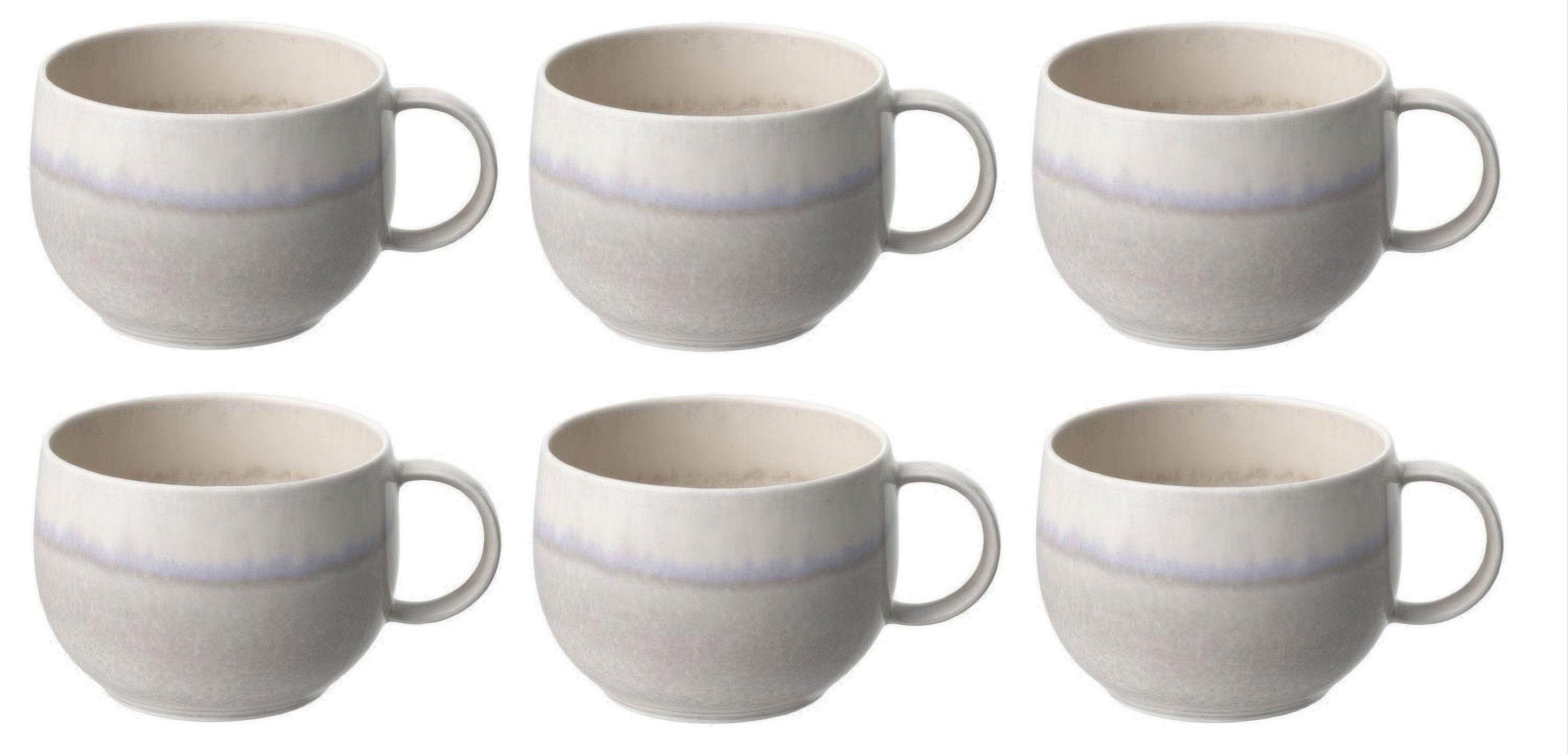 Villeroy & Boch Tasse Perlemor Sand, Porzellan, Spülmaschinengeeignet