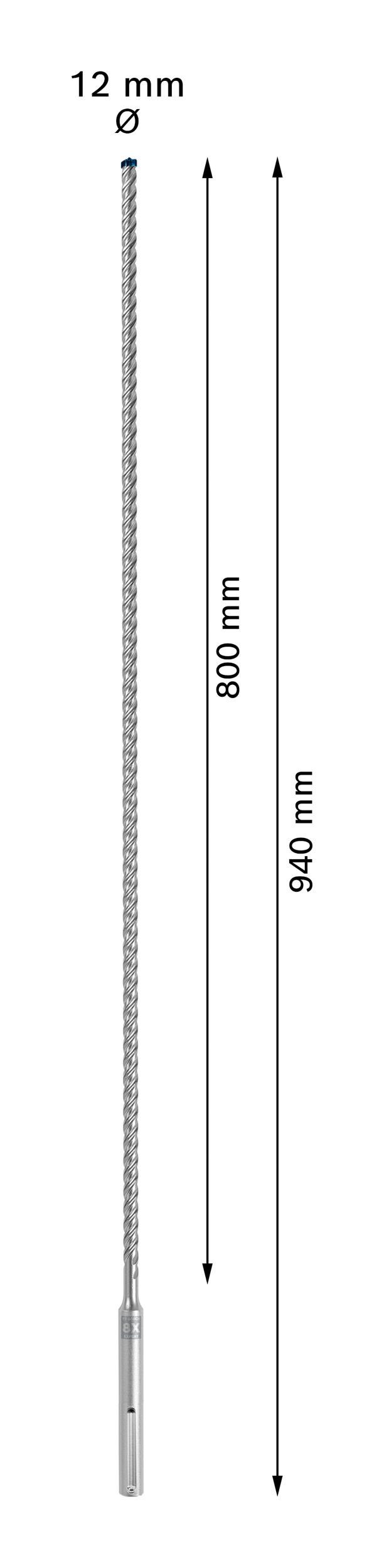 x 940 SDS x max-8X, - Universalbohrer 12 Expert 800 Hammerbohrer mm BOSCH