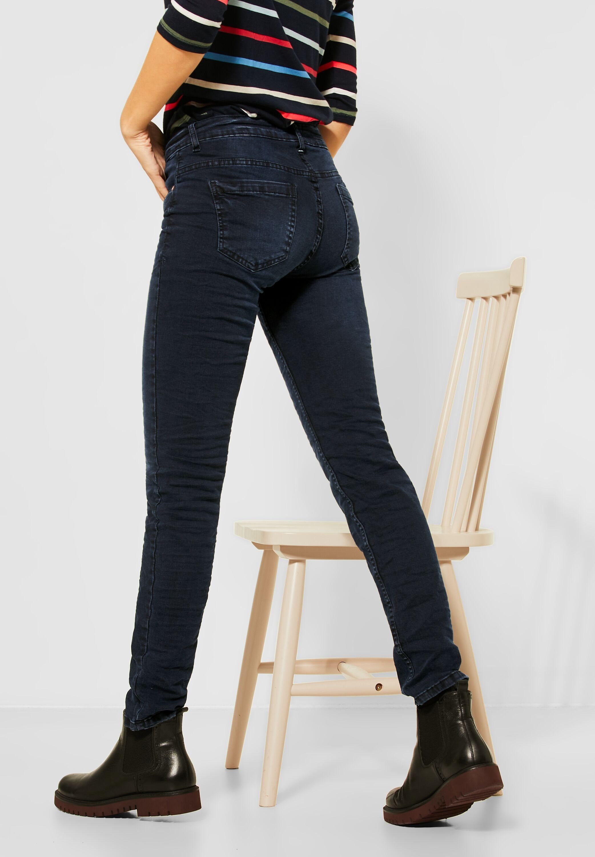 Slim 5-Pocket-Style, Waist Cecil Middle Legs und Slim-fit-Jeans