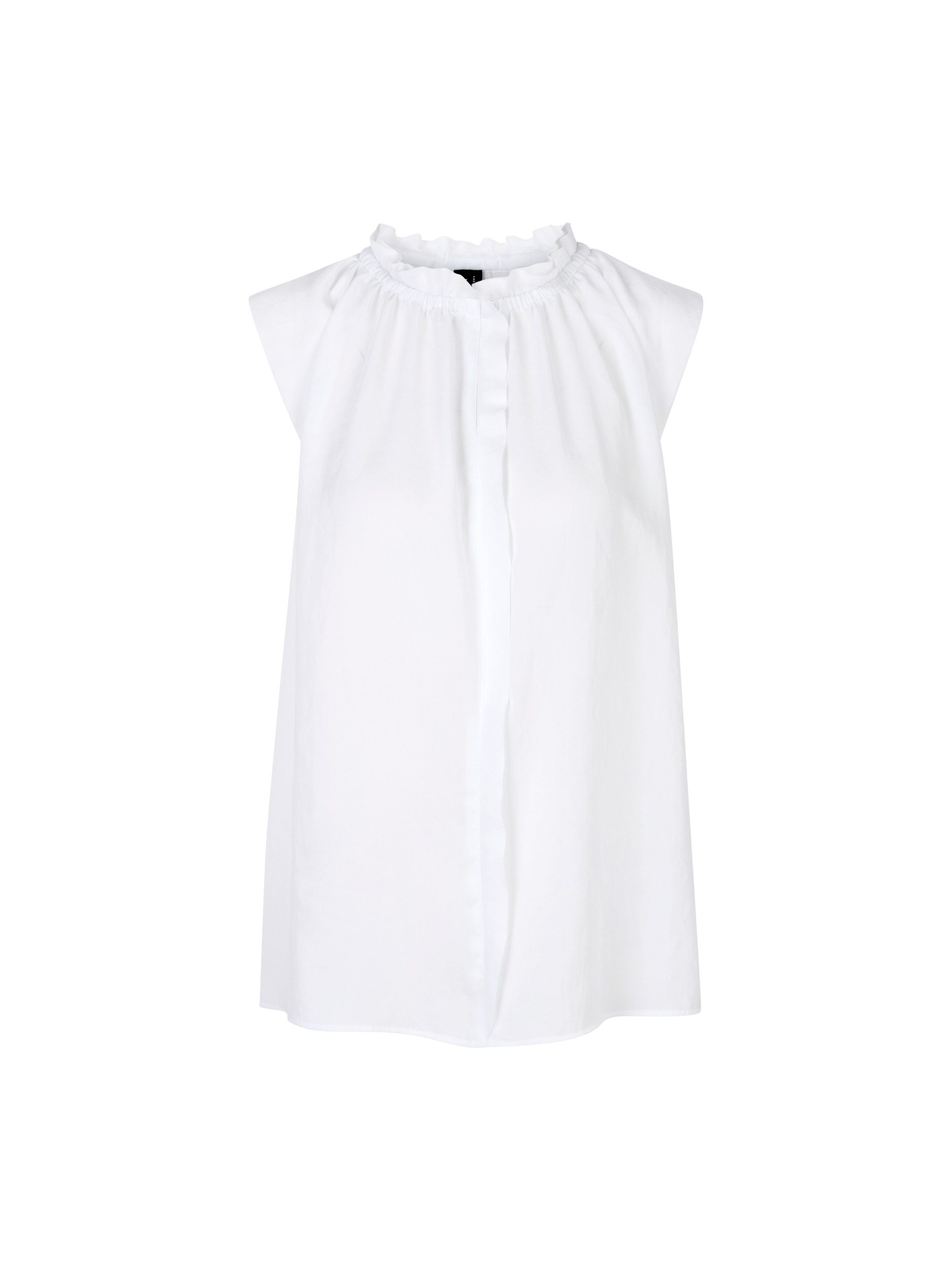 Blusentop Rüschenbluse - Loose Fit