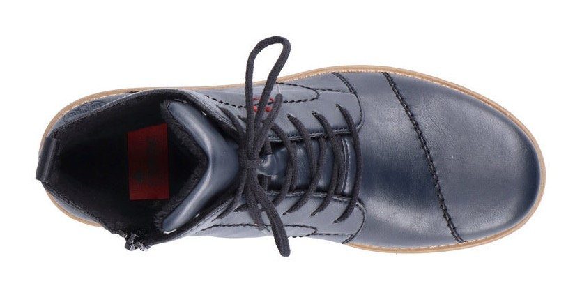 Rieker Schnürstiefelette mit honigfarbener Laufsohle