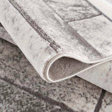 Teppich Noa 9250, Carpet City, rechteckig, Höhe: 11 mm, Kurzflor, Modern, Weicher For, Pflegeleicht