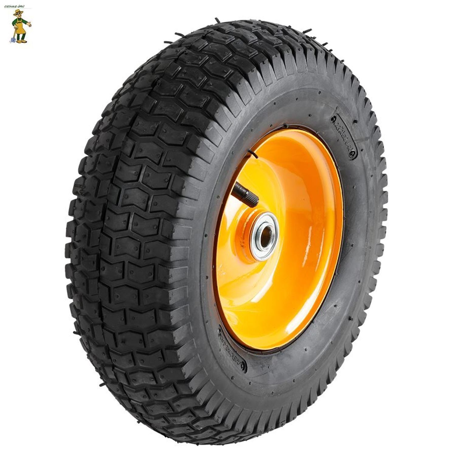 Schubkarren-Rad Ersatzreifen für Schubkarre Baukarre, Model:Reifen 2