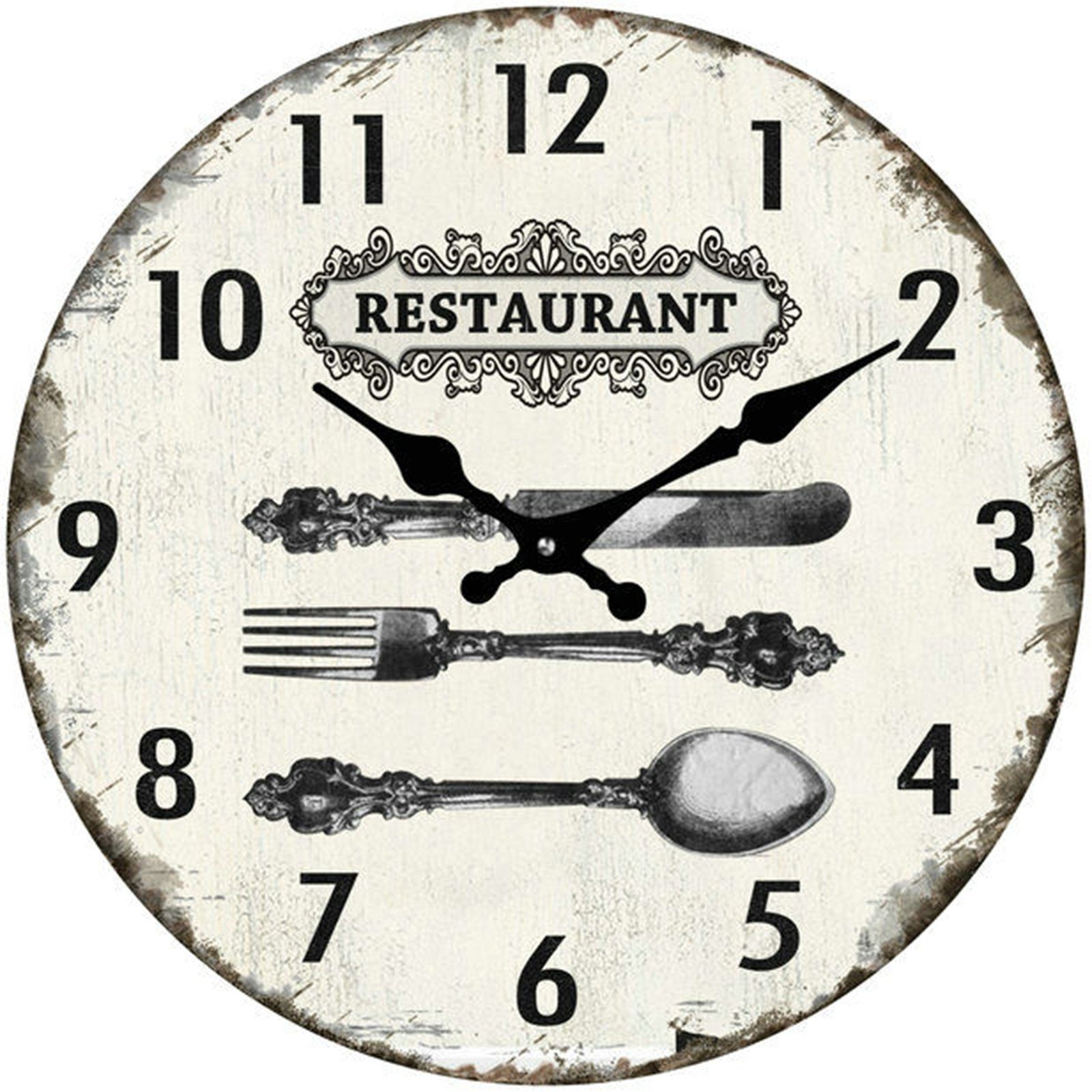 HTI-Line Wanduhr Wanduhr Restaurant
