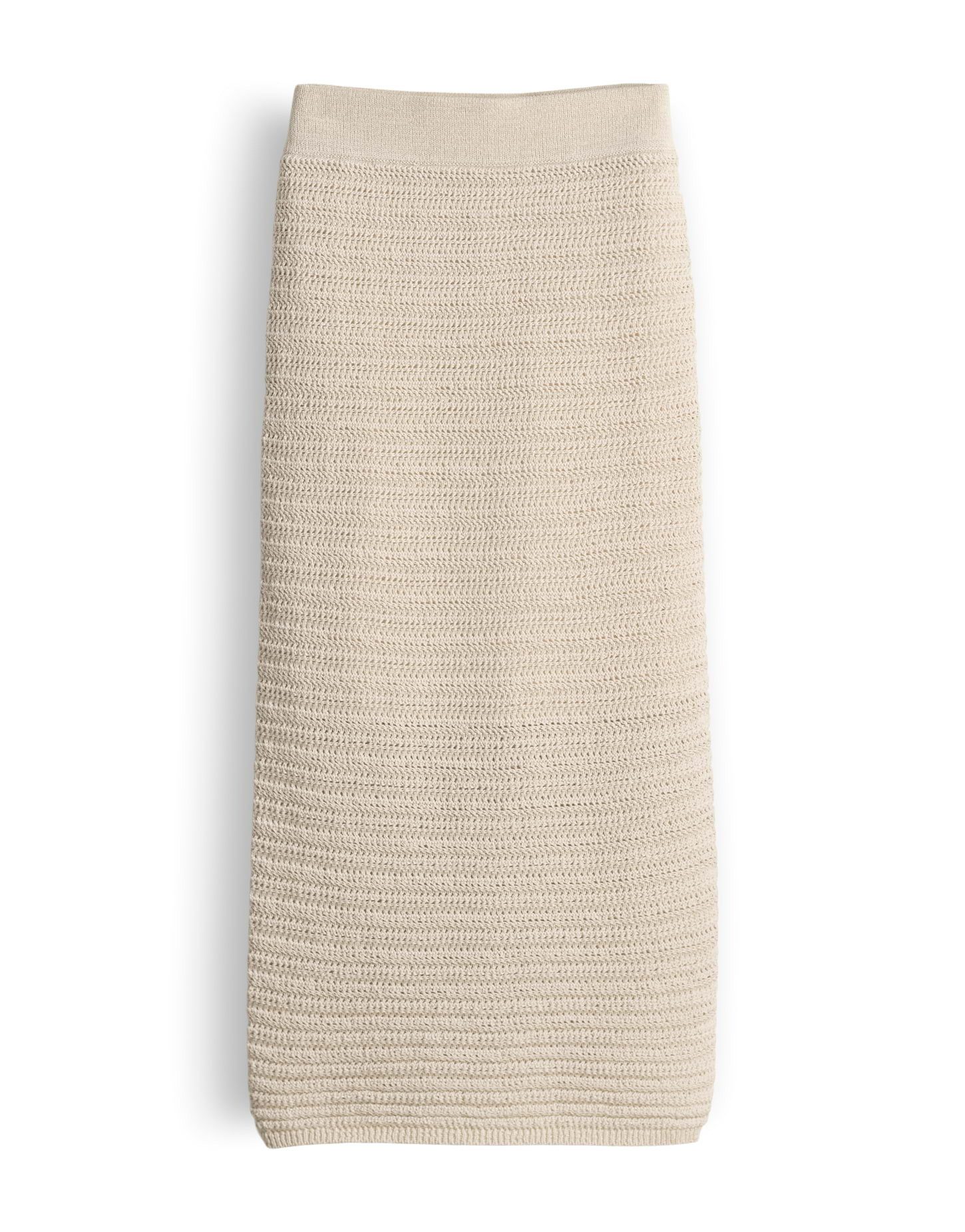 OPUS Strickrock Renisa breath aus Strick mit Crochet Optik