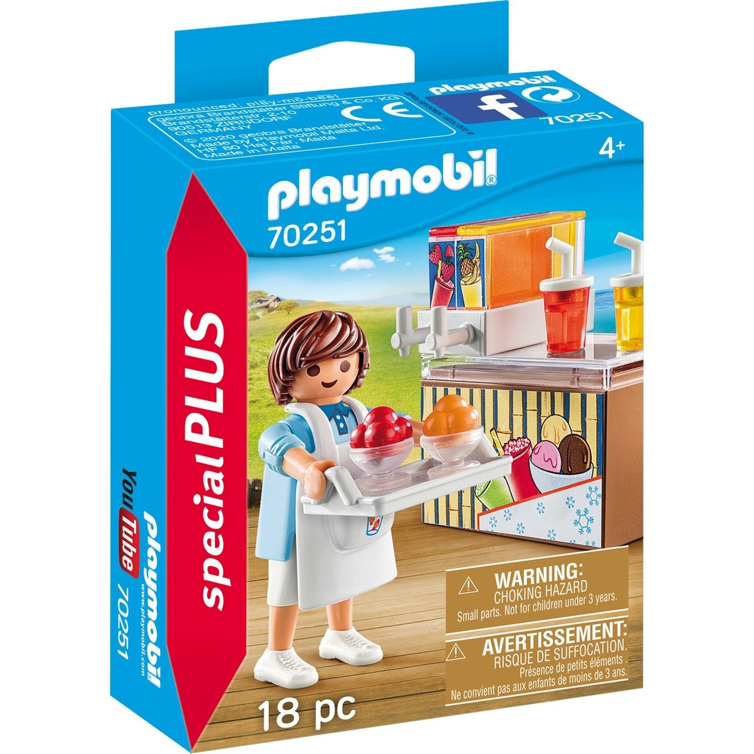 Playmobil® 70251 Slush-Ice Verkäufer Konstruktions-Spielset günstig online kaufen