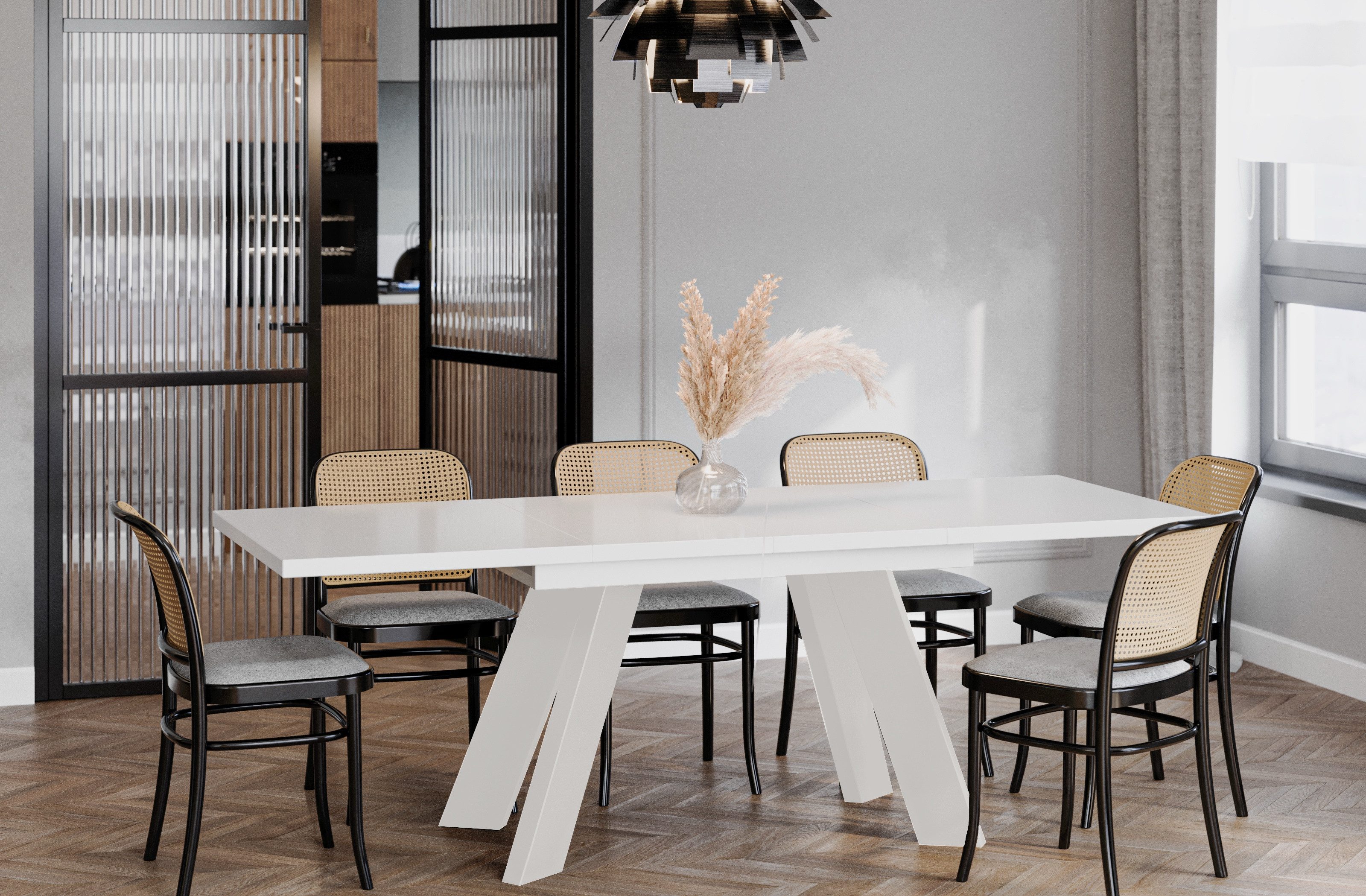 Endo-Moebel Esstisch "Coso Kaschmir" 130-210cm ausziehbar, erweiterbar, Kas günstig online kaufen