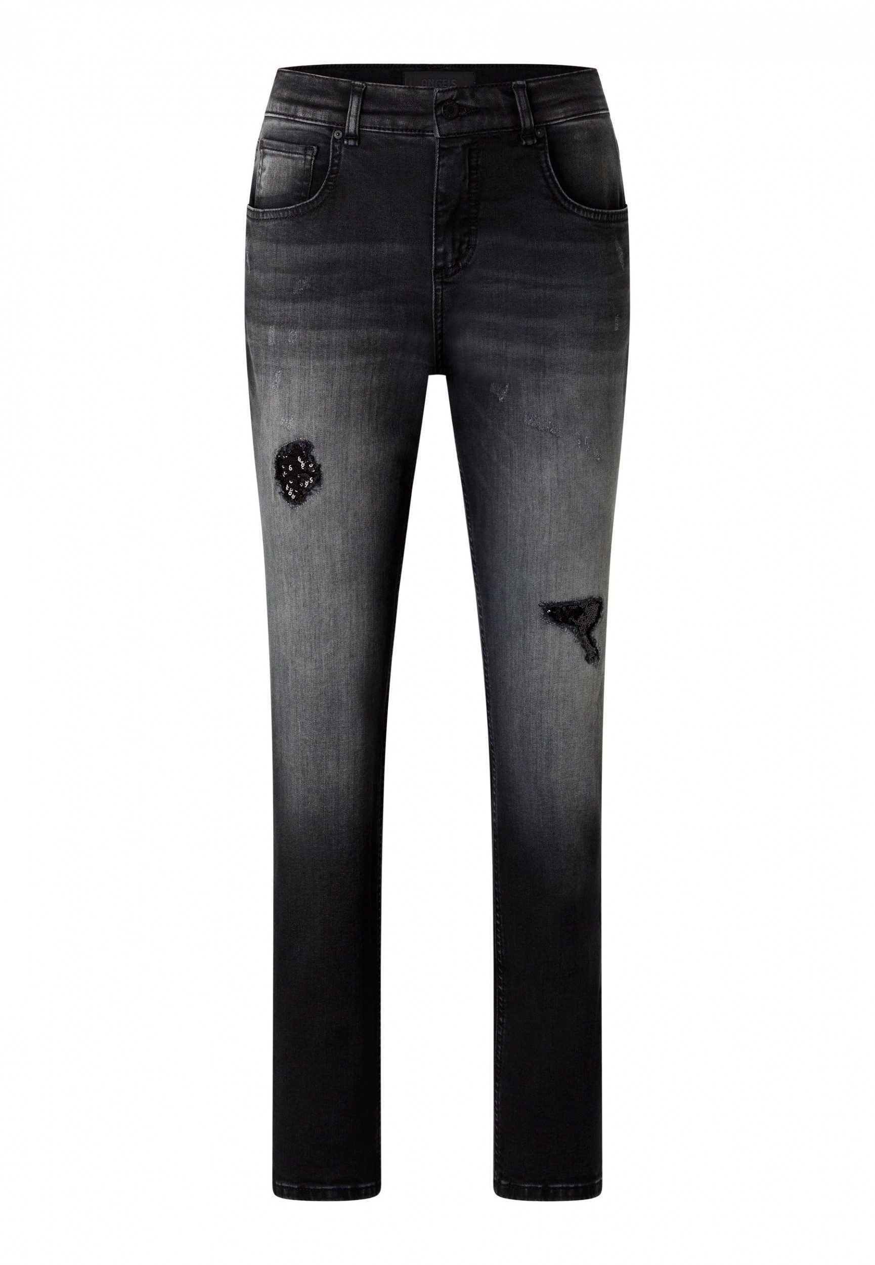 Destroyed-Jeans - Jeans - lässige Damenjeans - BOYFRIEND SEQUIN