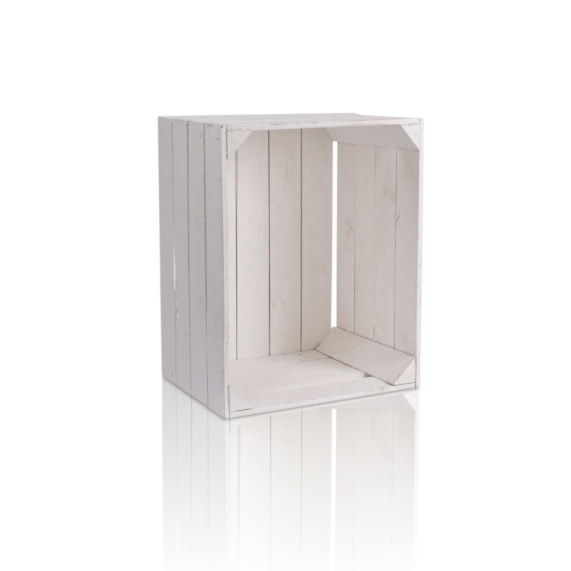 CHICCIE Holzkiste Regale Weiß 50x40x30cm - Kisten Weinkisten (1 St) günstig online kaufen
