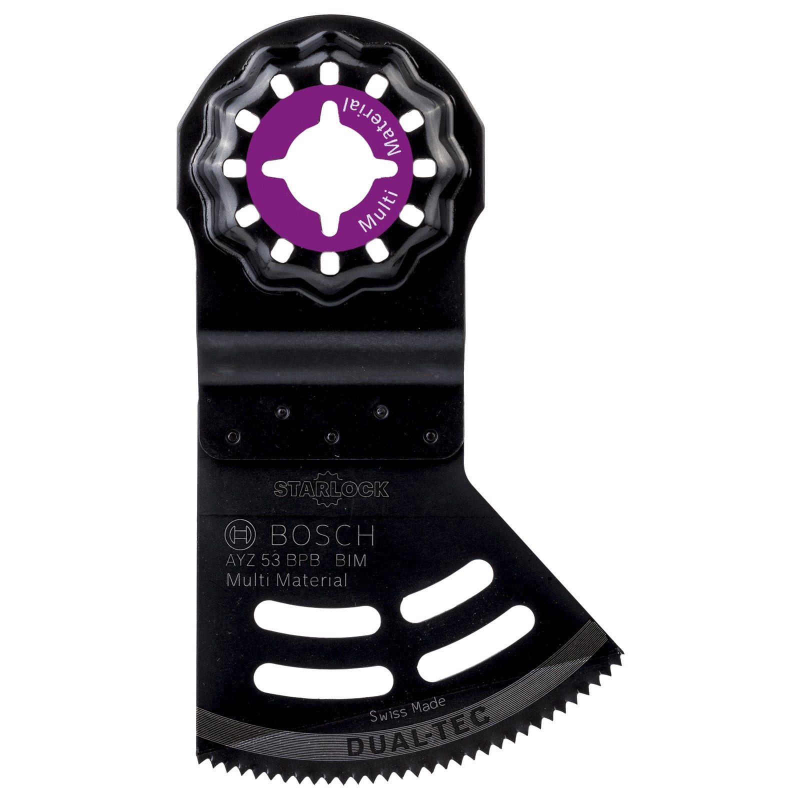 BOSCH Sägeblatt Bosch 10x BIM Tauchsägeblatt Dual-Tec Starlock AYZ 53 BPB Multimateria