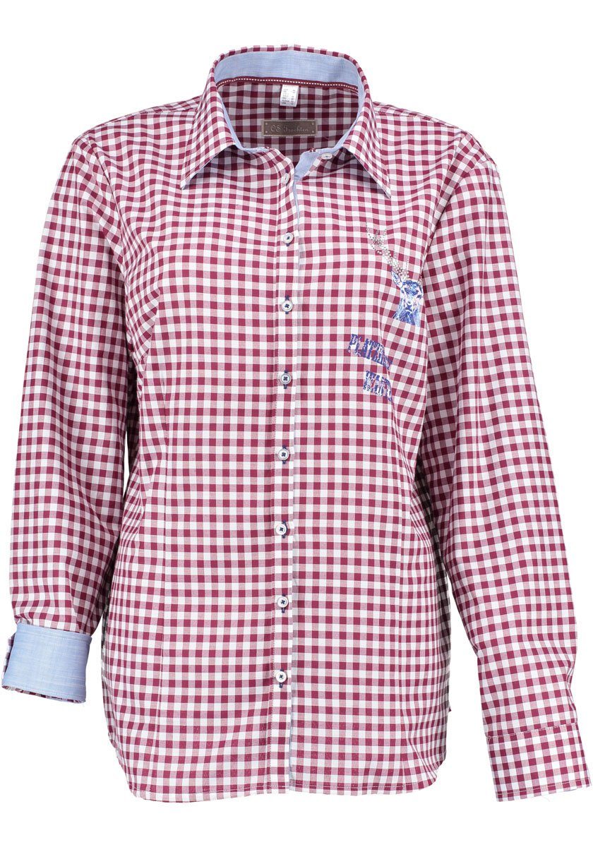 OS Trachten Trachtenbluse Fenadi Damen Langarmbluse günstig online kaufen