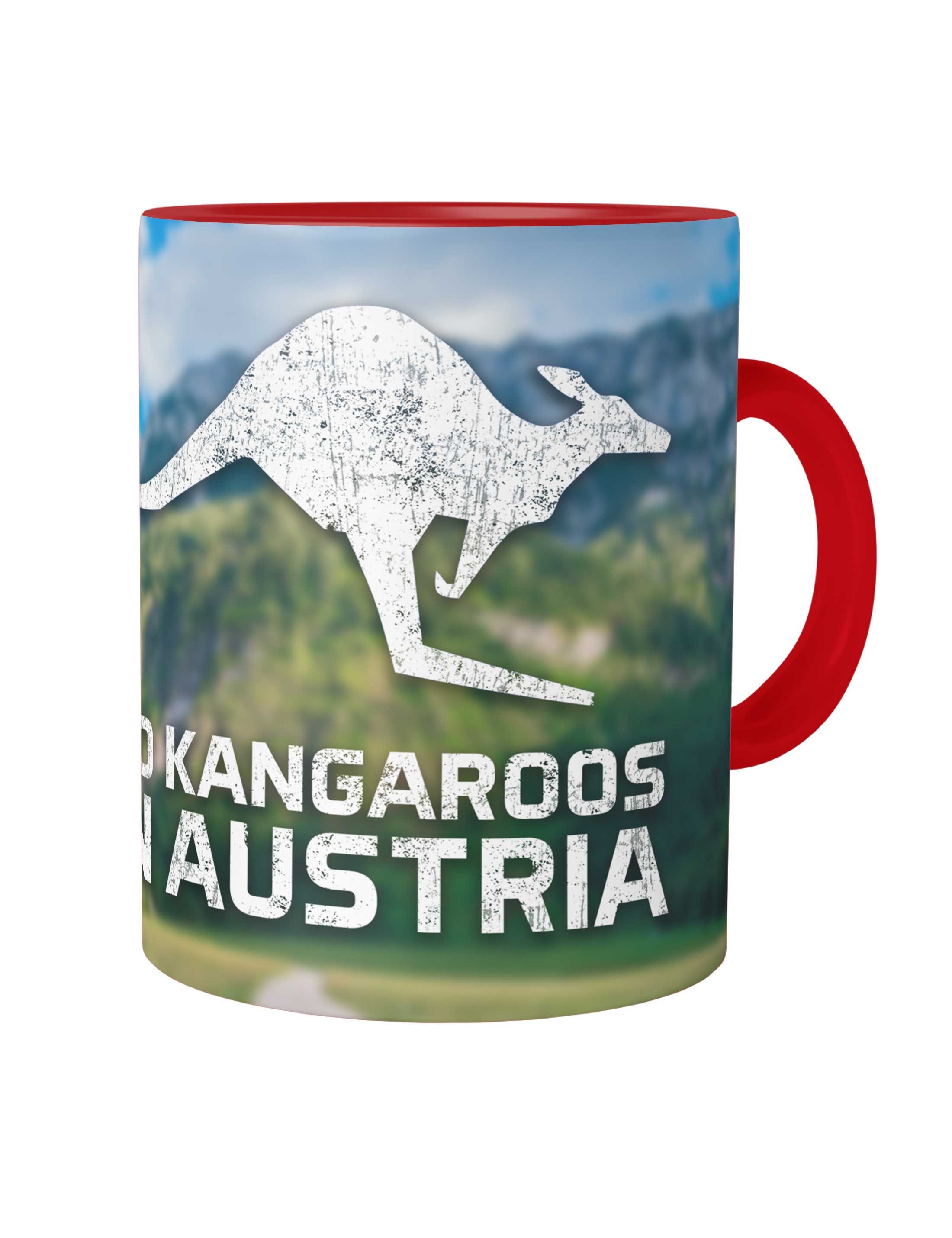 Tasse No Kangaroos In Austria Kaffeetasse Englischlehrer Österreich Fun