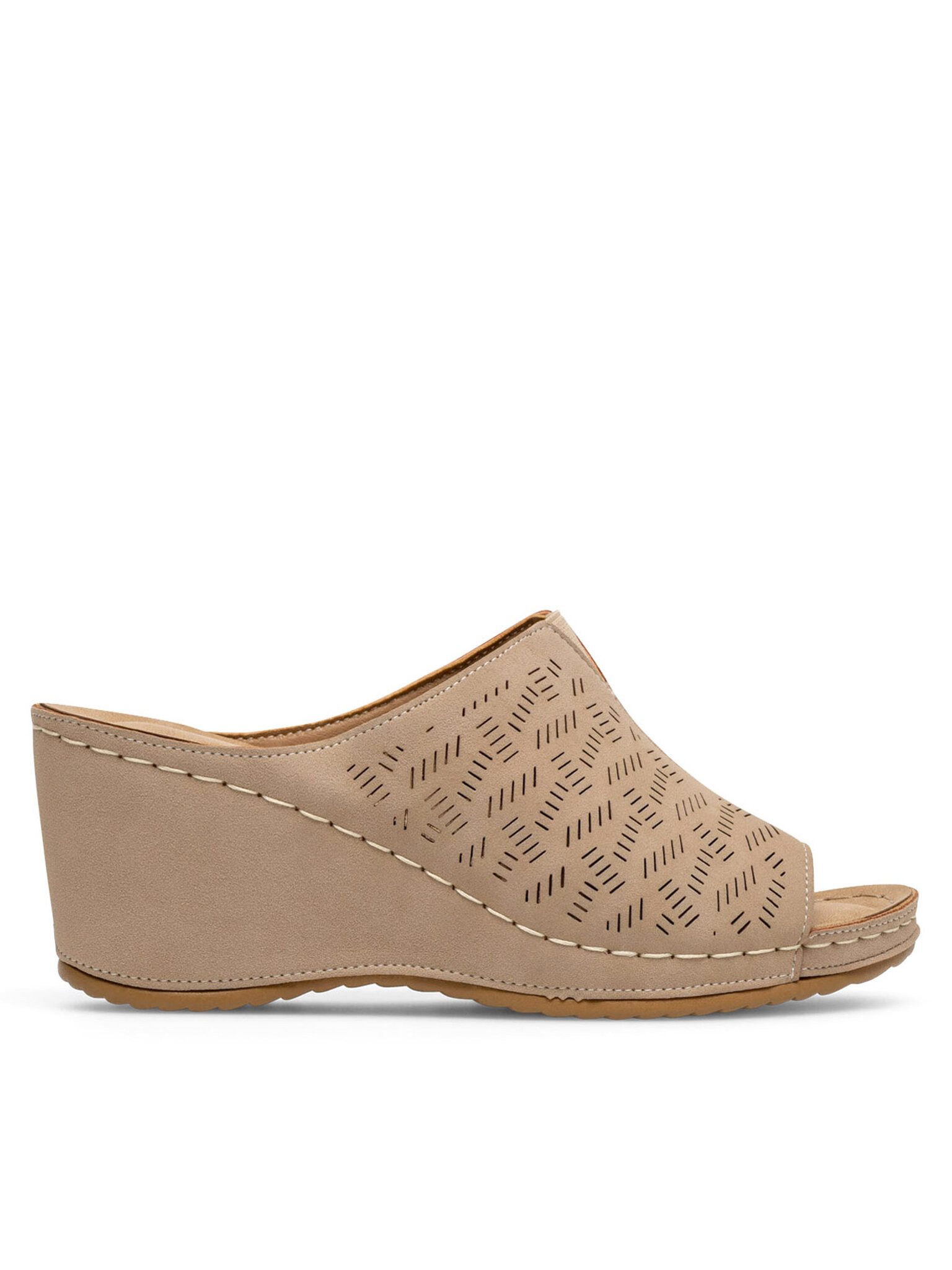 Clara Barson Pantoletten WYL0510-05 Beige Pantolette günstig online kaufen