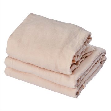 Massageliegenbezug Therapieliegenbezug Spannbezüge 3-tlg. Set aus Baumwolle inkl. Decke, Duke-Handel, Baumwolle, Gummizug: rundum, (3 Stück), 100 % Baumwolle, angenehmes Hautgefühl