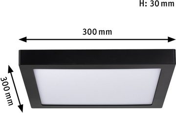 Paulmann LED Deckenleuchte Abia eckig 300x300mm 16,5W 4.000K, LED fest integriert, Warmweiß, LED-Modul, LED Deckenlampe