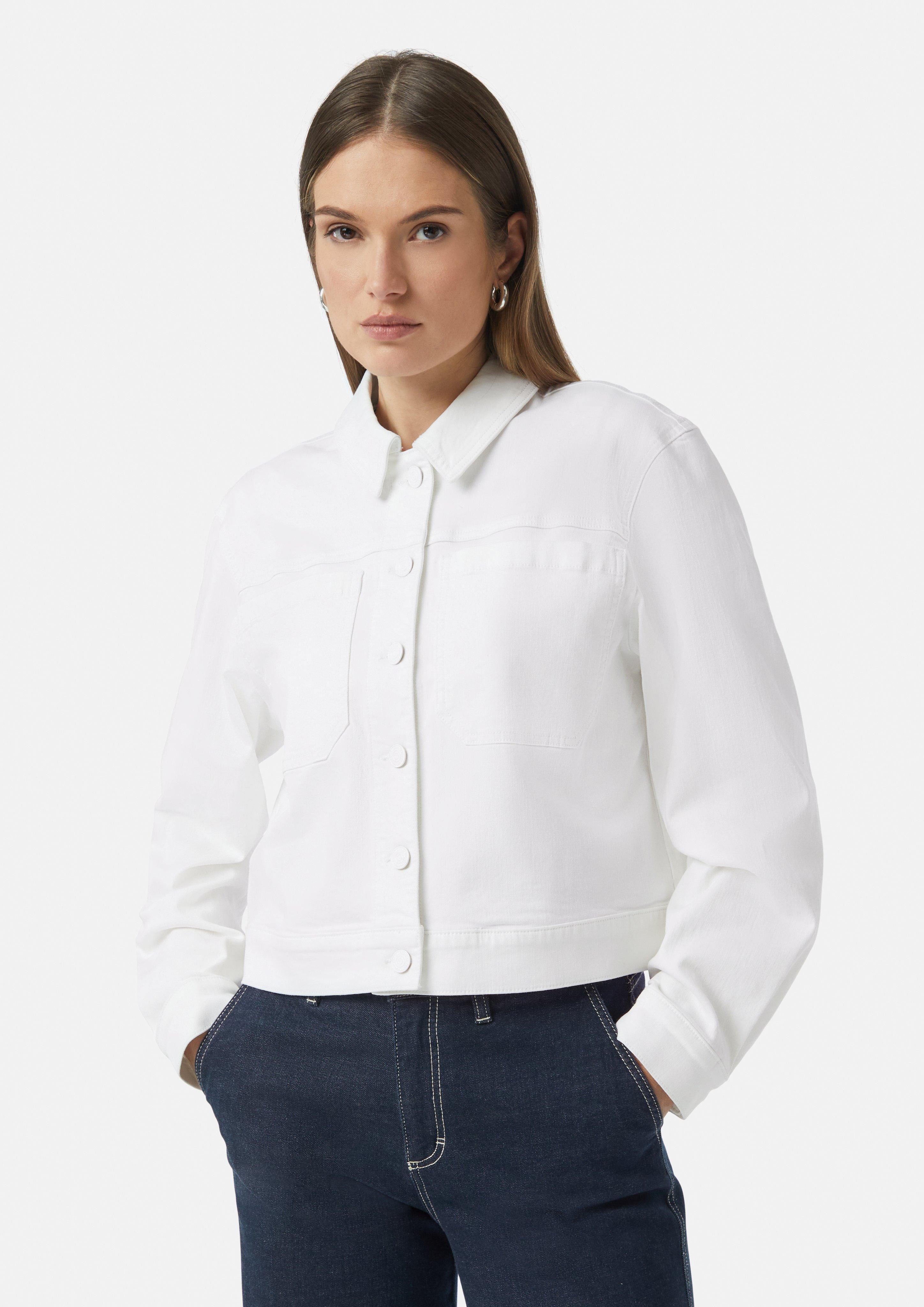 comma casual identity Blusenblazer Verkürzte Jeansjacke günstig online kaufen