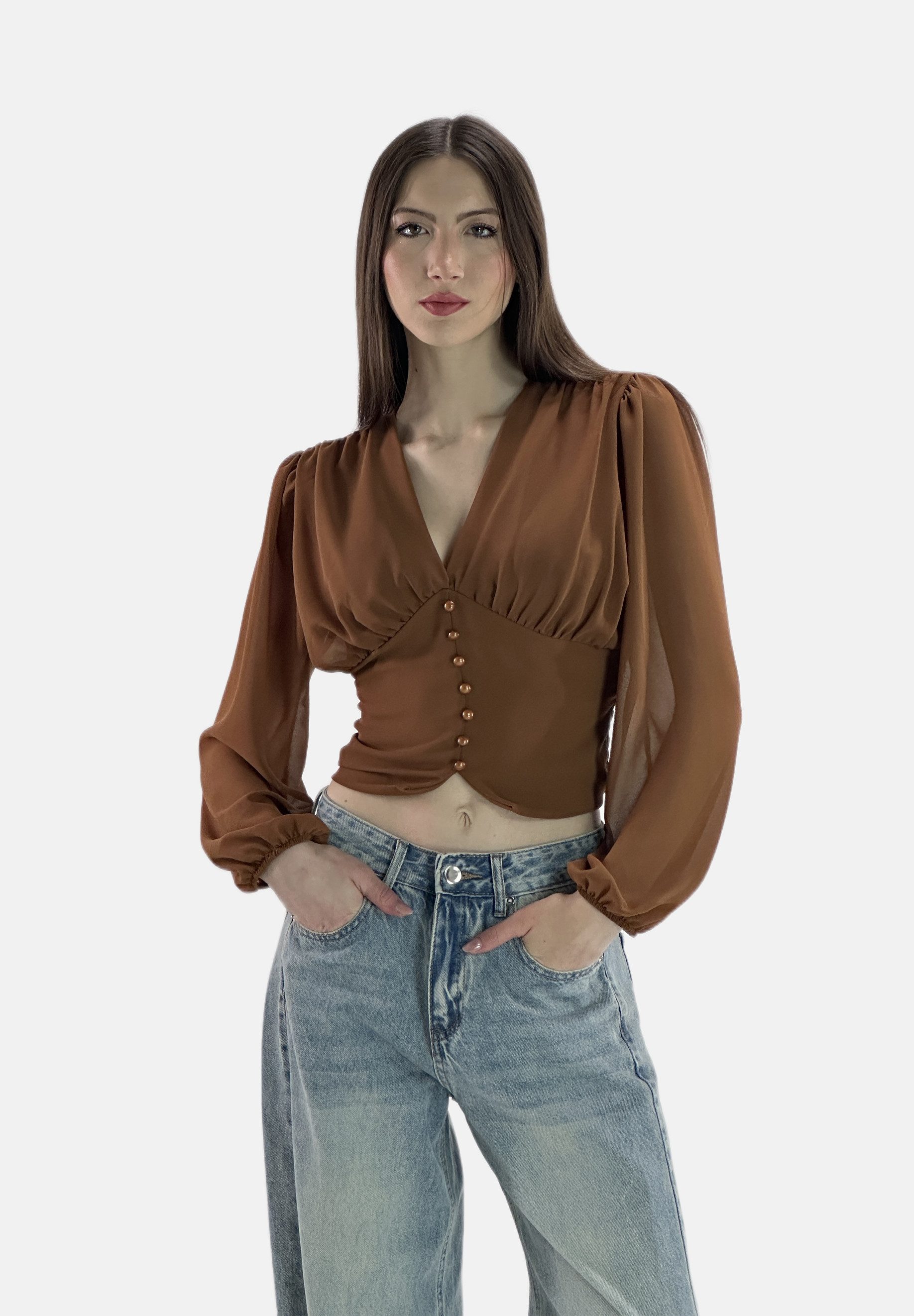Blusentop Damen Oberteil