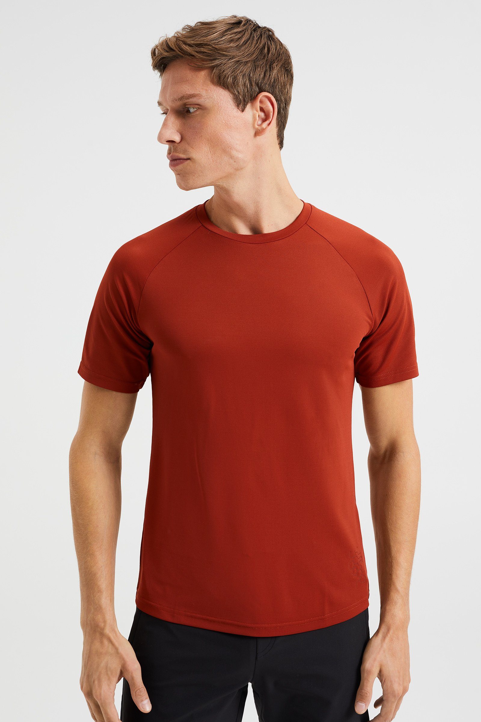 WE Fashion T-Shirt Rot (1-tlg)