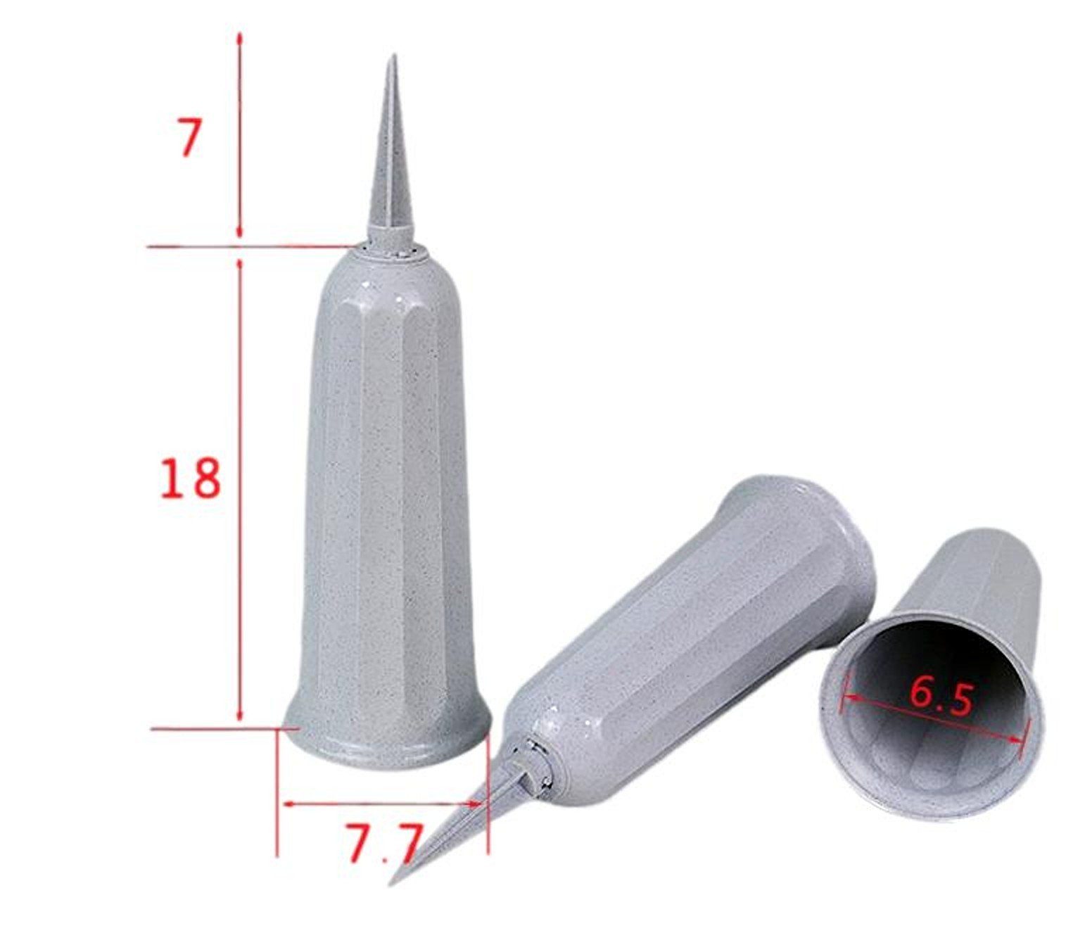 BAYLI Bodenvase 2er Set Grabvase aus Kunststoff mit Erdspieß, Friedhofsvase günstig online kaufen