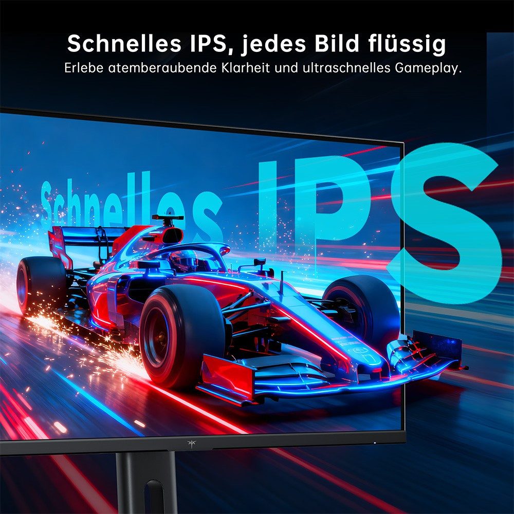 KTC H27T7P-2 Gaming-Monitor (2560×1440 px, QHD, 1 ms Reaktionszeit, 200 Hz, IPS, Adaptive Sync Technologie, 131 % sRGB, Übertaktet auf 210Hz)