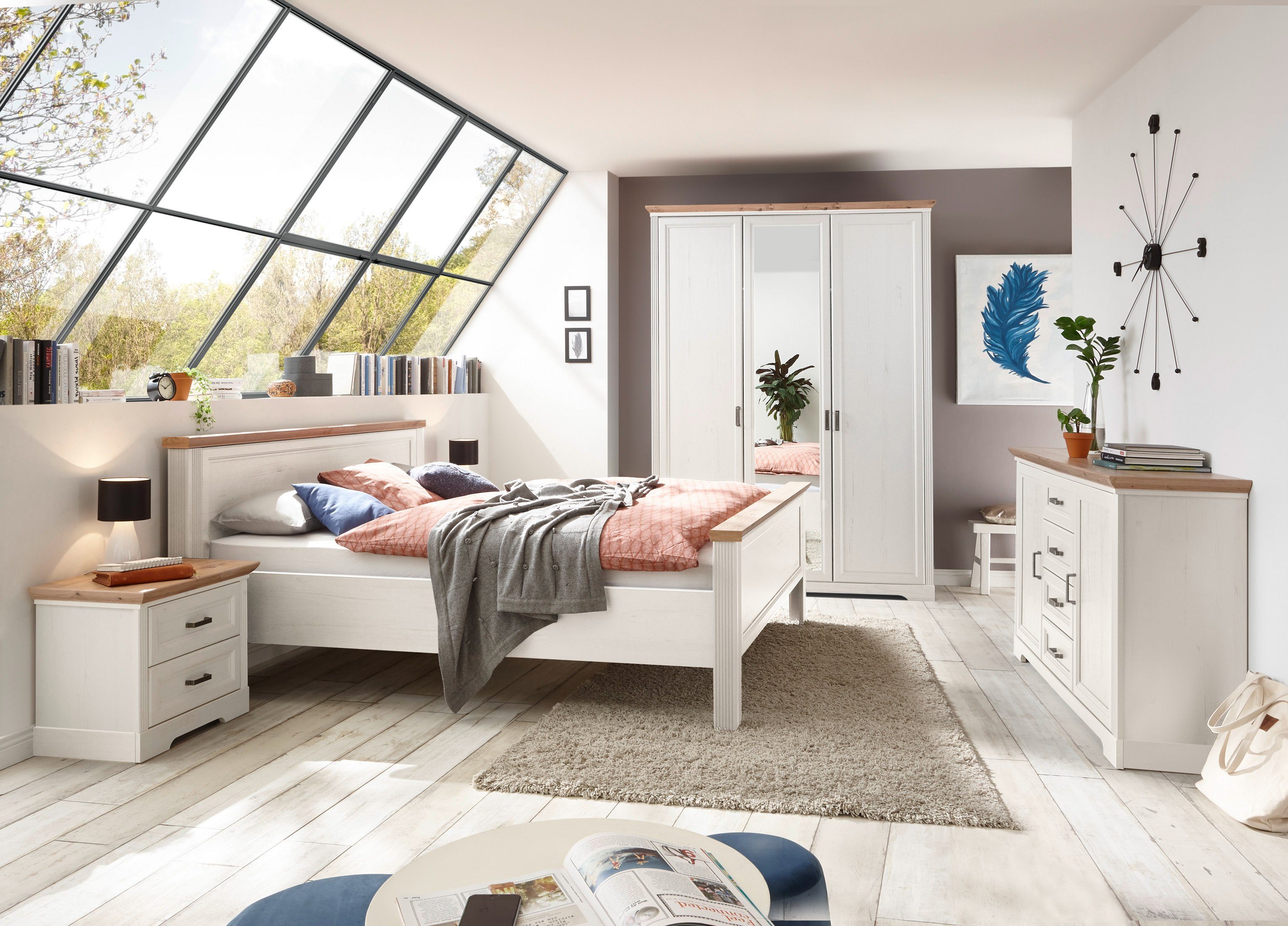 Schlafkontor Nachtkommode Jasmin II, im Landhausstil