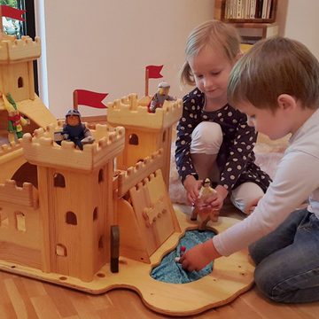 Madera Spielzeuge Spiel-Gebäude Burghaus mit Turm (1-tlg), Made in Germany