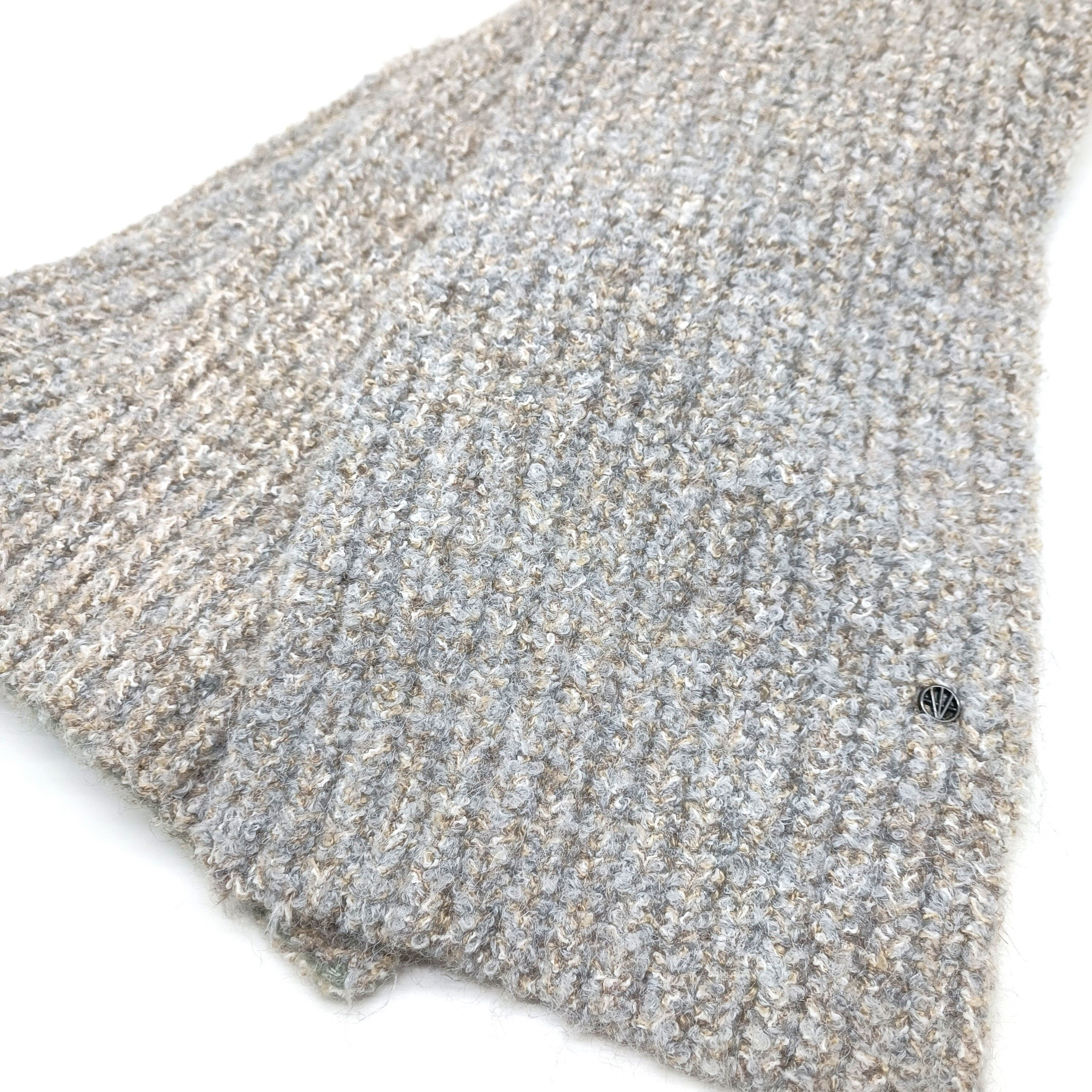 Loevenich Strickmütze Strickschal multi grau