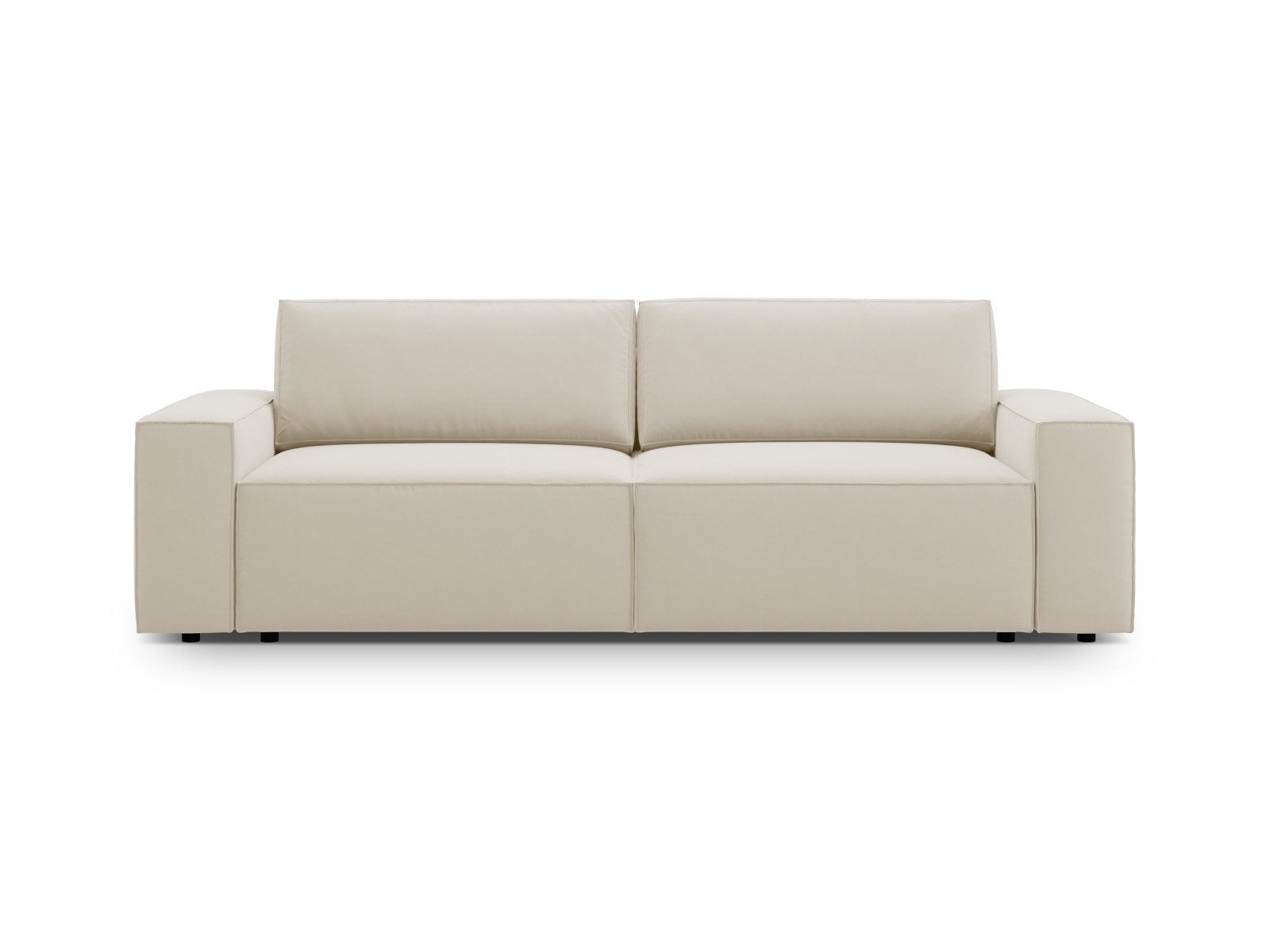 Micadoni Schlafsofa Jodie, 3-Sitzer mit Bettkasten