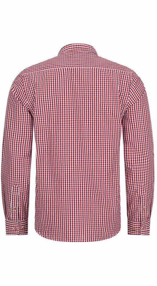 Rot Langarm Harry von Nübler Nübler Trachtenhemd Trachtenhemd in