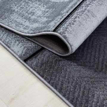 Teppich Steindesign, Teppium, Rechteckig, Höhe: 6 mm, Kurzflor Teppich Wohnzimmer Abstrakt Kariert Design Pflegeleicht