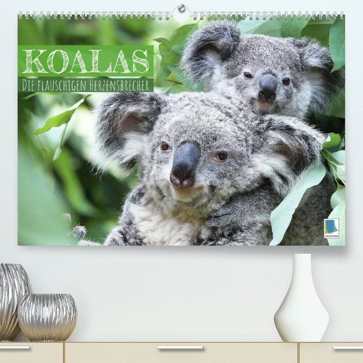 CALVENDO Wandkalender Koalas: die flauschigen Herzensbrecher (Premium, hochwertiger DIN A2 Wandkalender 2023, Kunstdruck in Hochglanz)