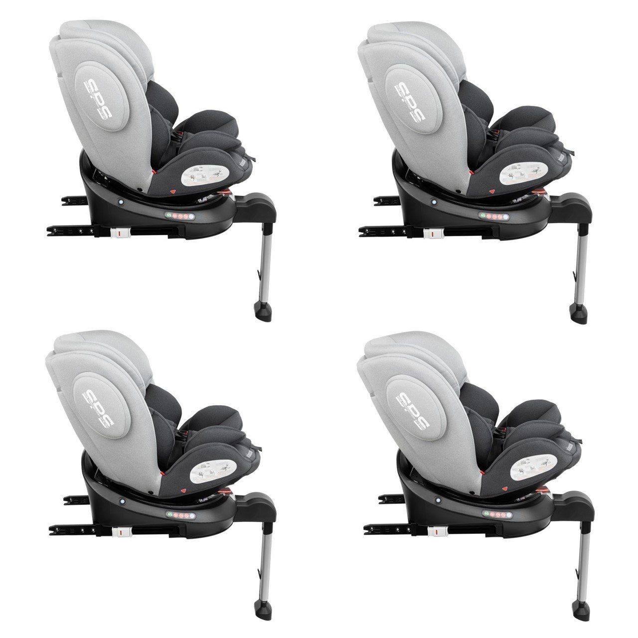 Kinder Kindersitze Kikkaboo Autokindersitz Kindersitz Rondo Isofix, bis: 36 kg, Gruppe 0+/1/2/3 (0-36 kg), 360 Grad Drehung