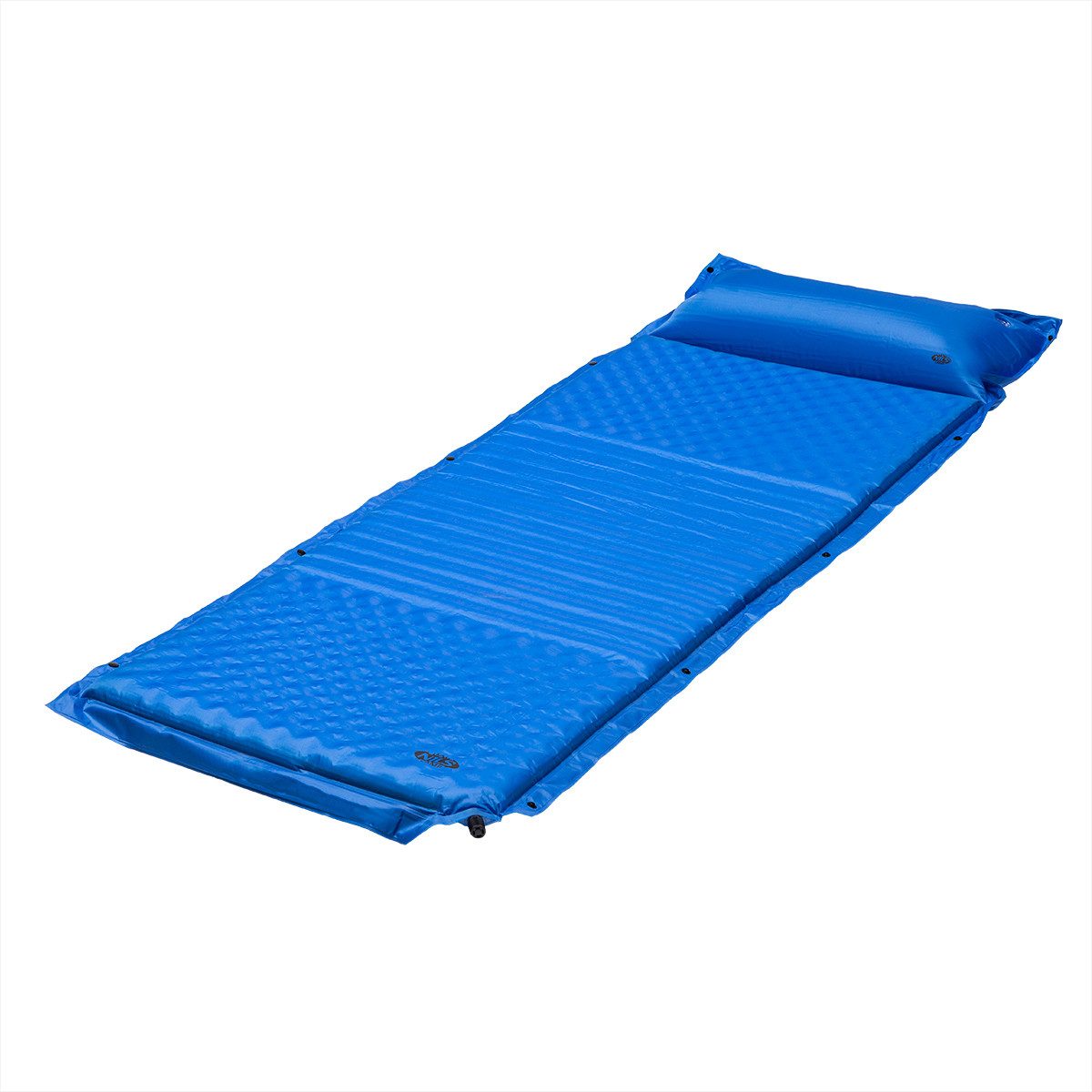 Isomatte selbstaufblasende Campingmatte blau Outdoor Matte