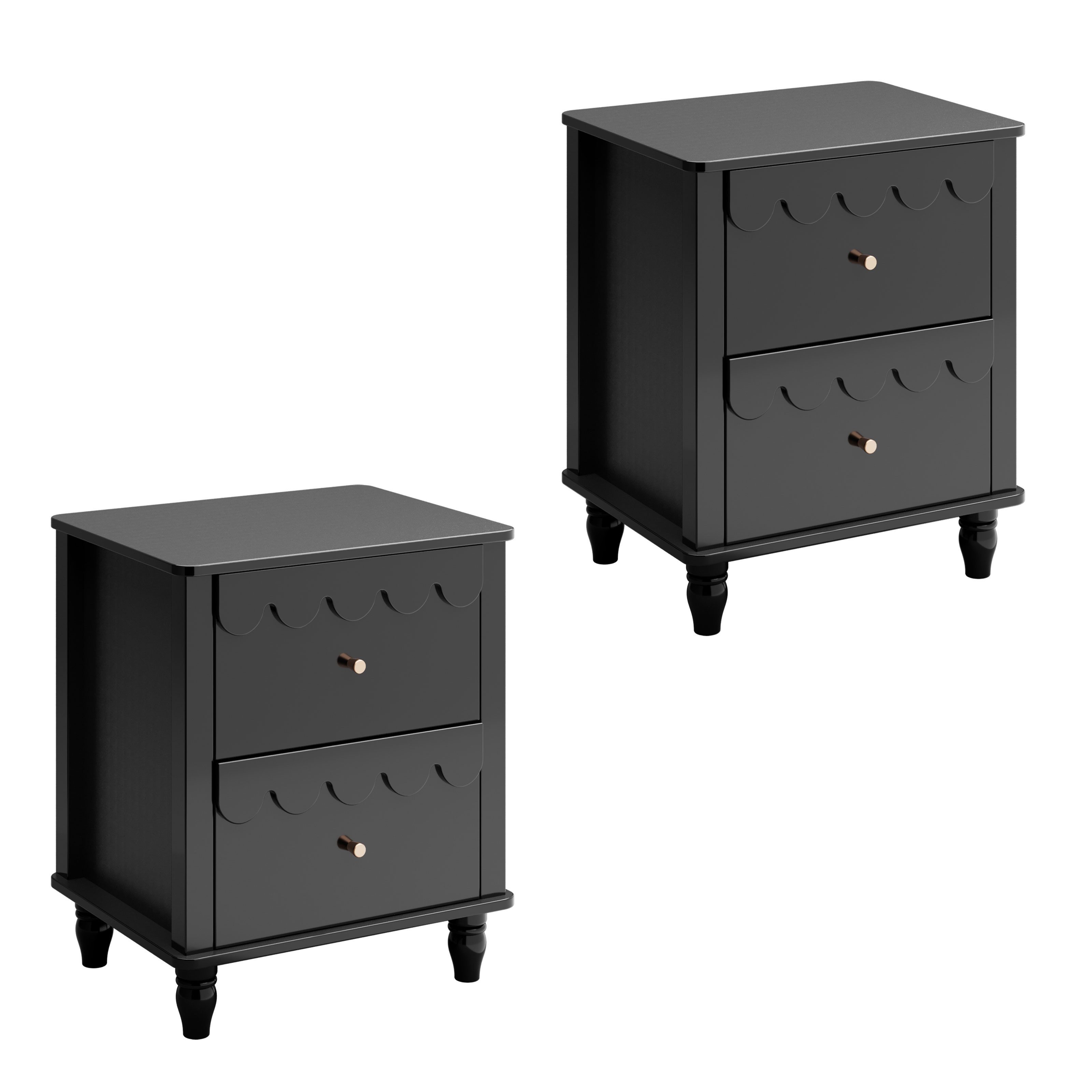 UEV Nachttisch 2er Set, Kinder Nachtschrank, Beistellschrank (Nachtkommode günstig online kaufen