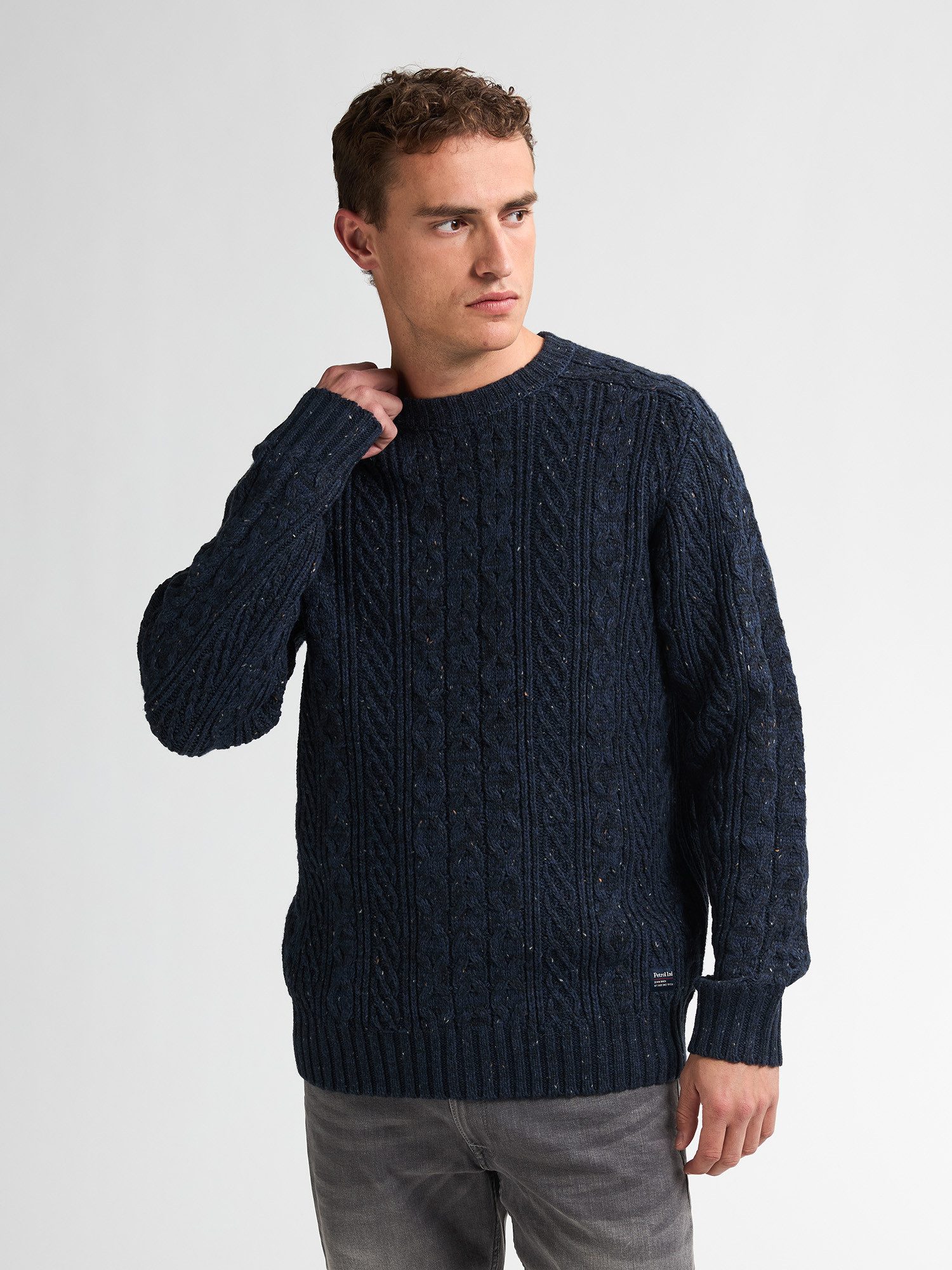 Petrol Industries Strickpullover Groß gestrickter Pullover günstig online kaufen