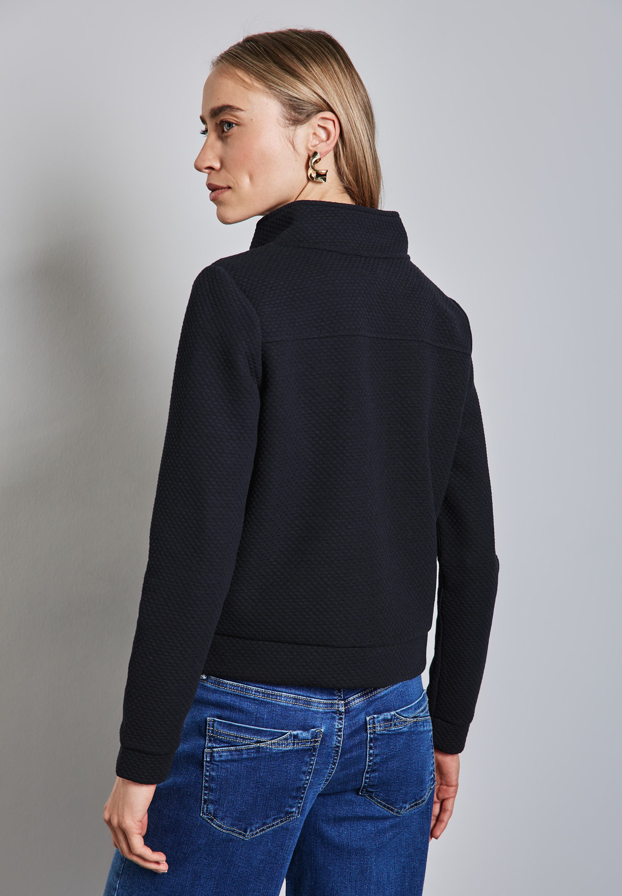 STREET ONE Cardigan mit Stehkragen