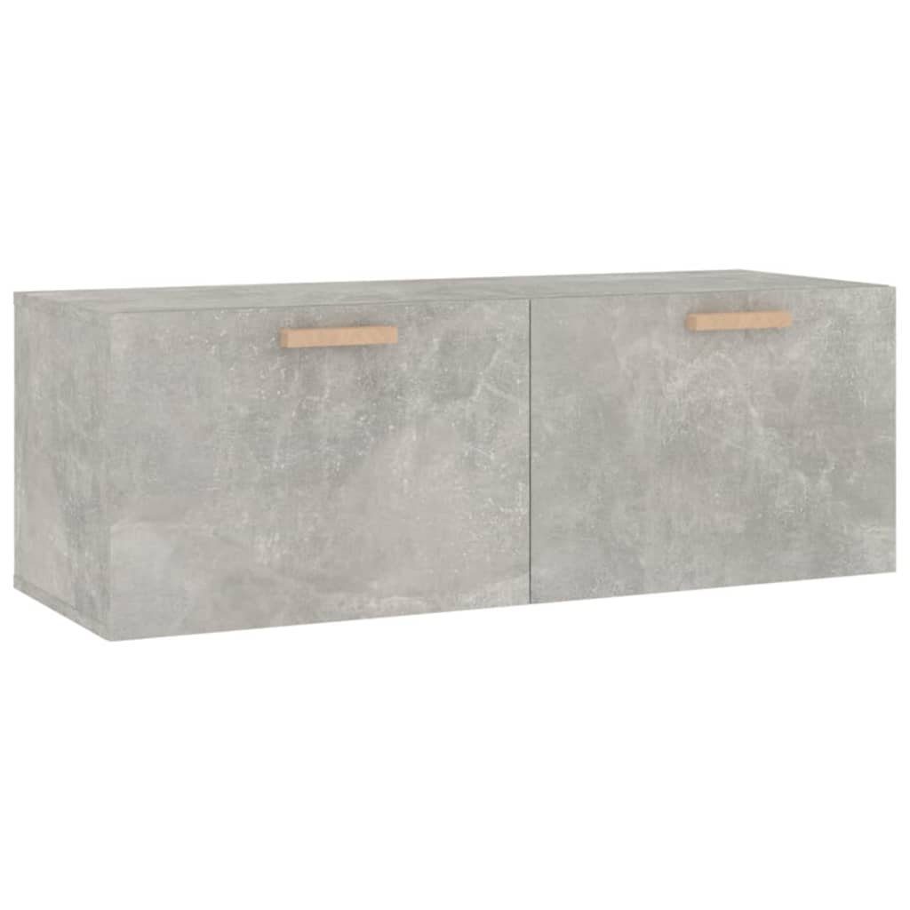 cm Wandschrank vidaXL Holzwerkstoff Kleiderschrank 100x36,5x35 Betongrau