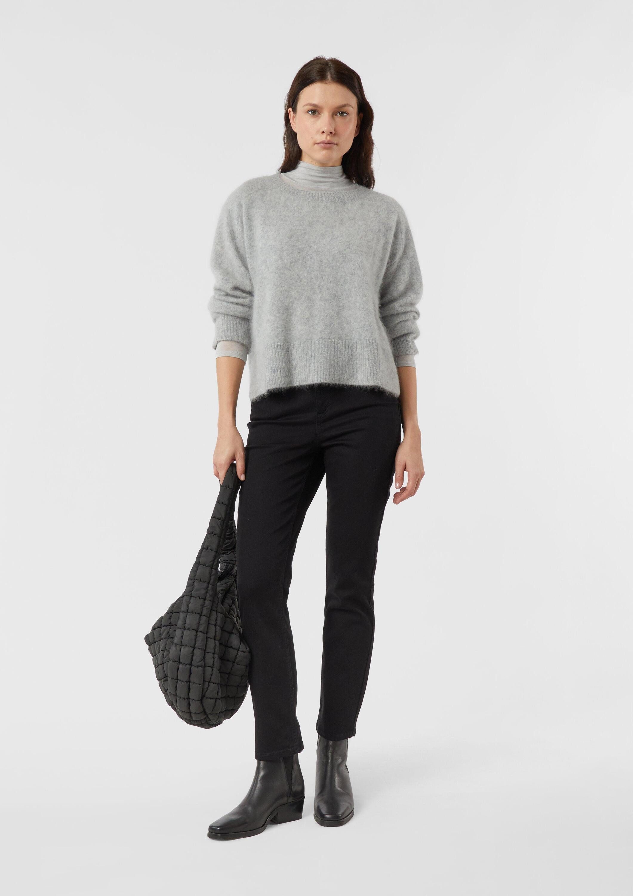 comma Slim-fit-Jeans Jeans-Hose Ankle-Jeans mit Slim Leg