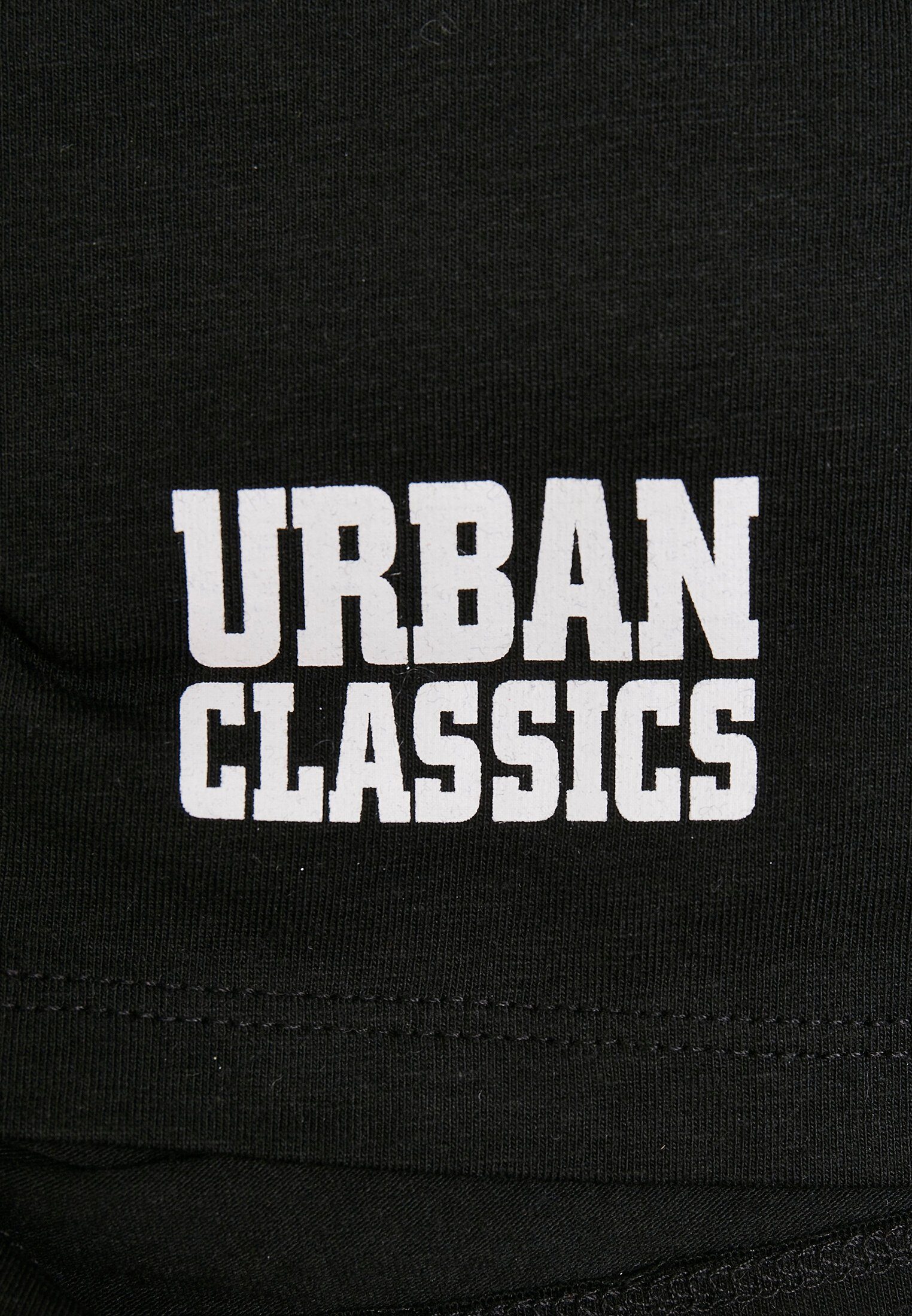 URBAN CLASSICS Halstuch Unisex Scarf black Tube (1-St) Logo 2-Pack